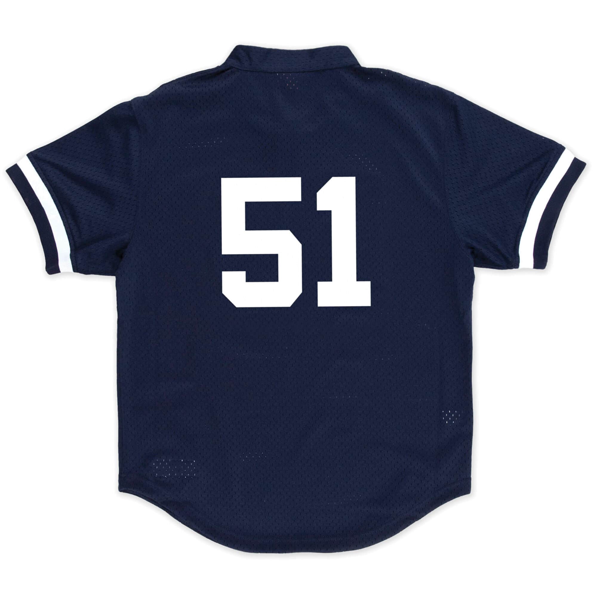 Authentic Bernie Williams New York Yankees 1995 Pullover Jersey