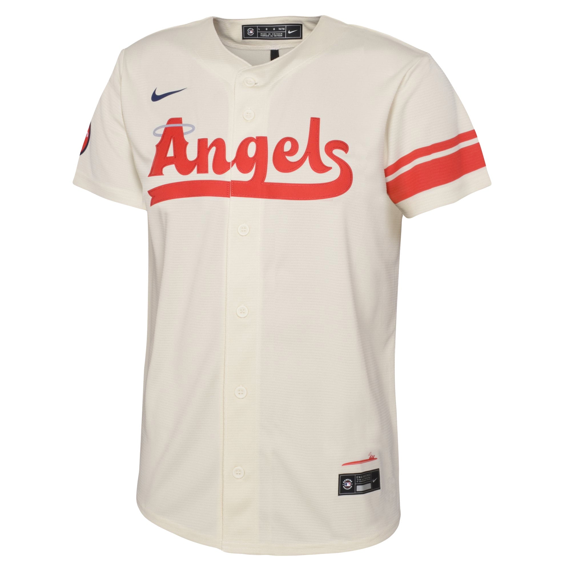 Infant Nike Cream Los Angeles Angels 2022 City Connect Replica Jersey