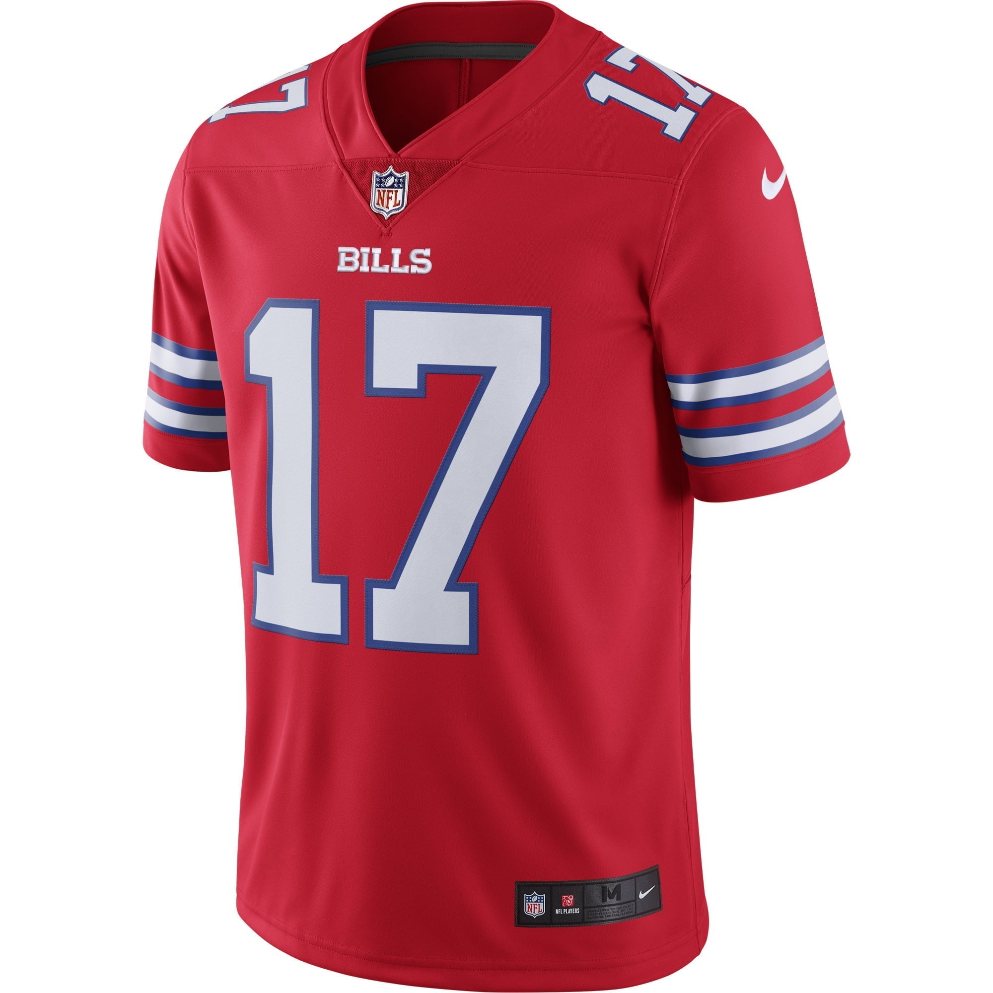 Men's Nike Josh Allen Red Buffalo Bills Color Rush Vapor Limited Jersey