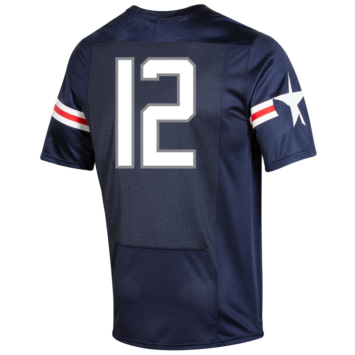 Men's  Under Armour Navy #12 Rivalry Replica Jersey - Navy
