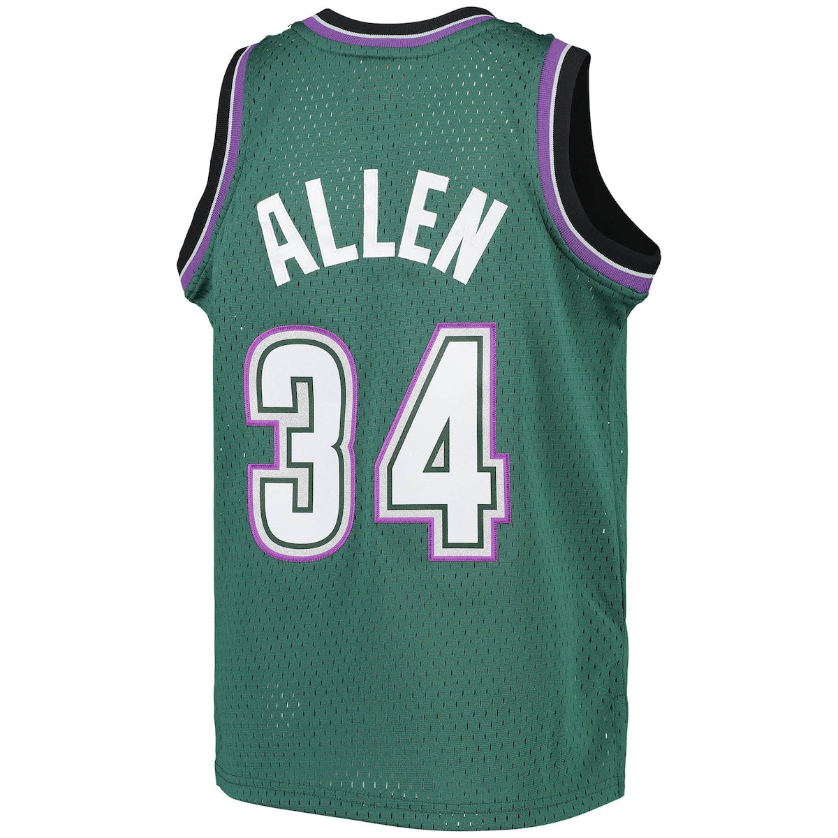 Boys' Grade School Ray Allen Mitchell & Ness Bucks 1996-97 Hardwood Classics Swingman Jersey - Green