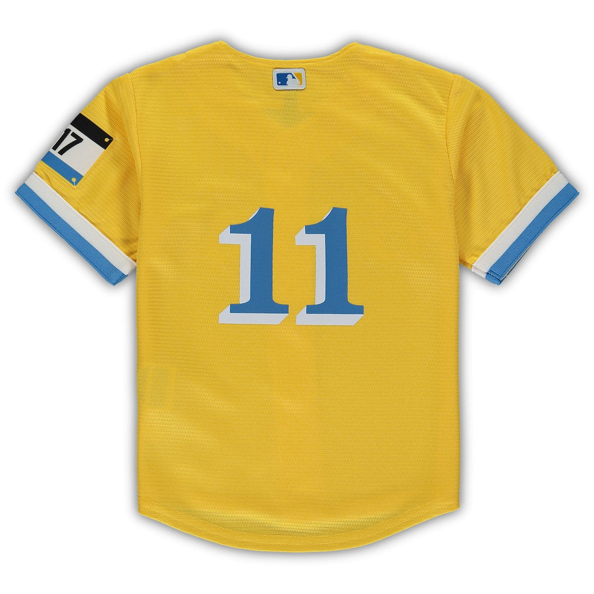 Youth Rafael Devers Nike Red Sox City Connect Replica Jersey - Gold