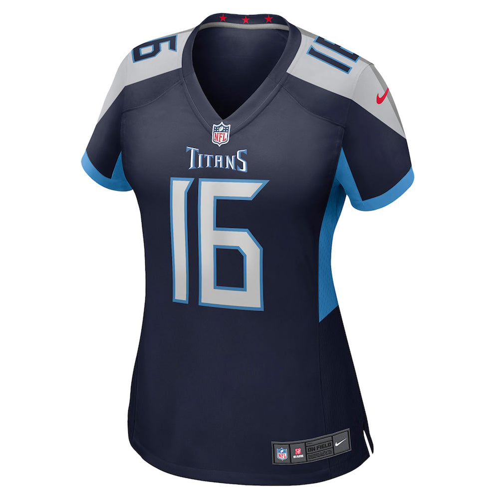 Women's Tennessee Titans Treylon Burks Game Jersey - Navy