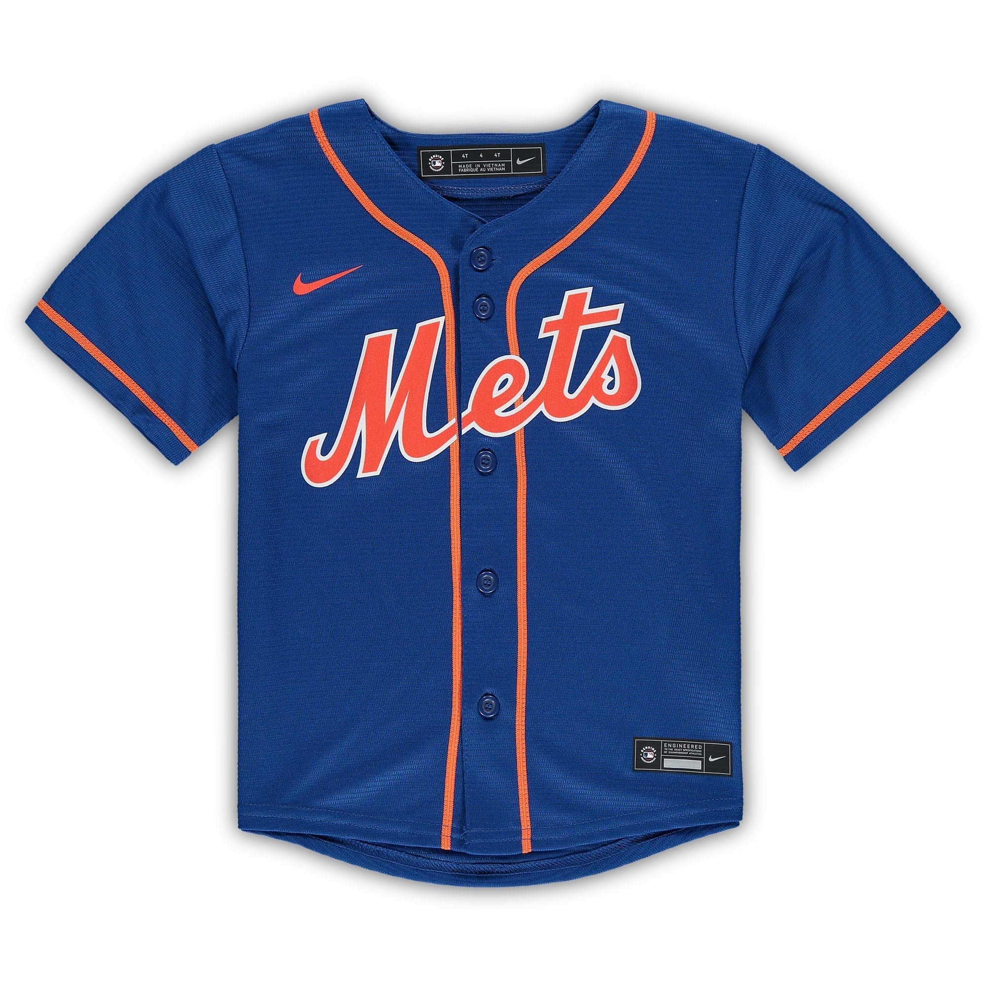 Toddler Nike Francisco Lindor Royal New York Mets Alternate Replica Player Jersey