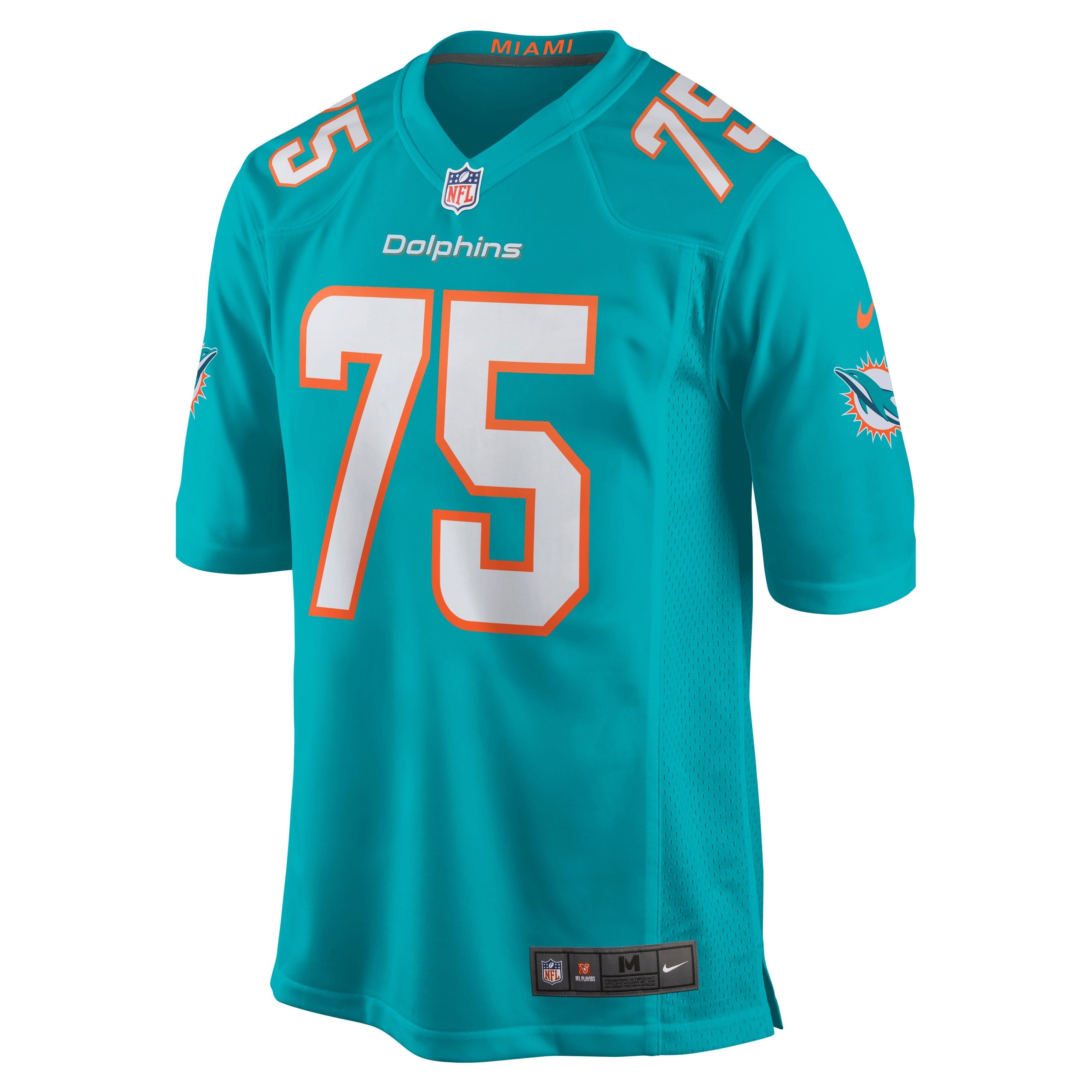 Men's Nike Greg Little Aqua Miami Dolphins Game Jersey