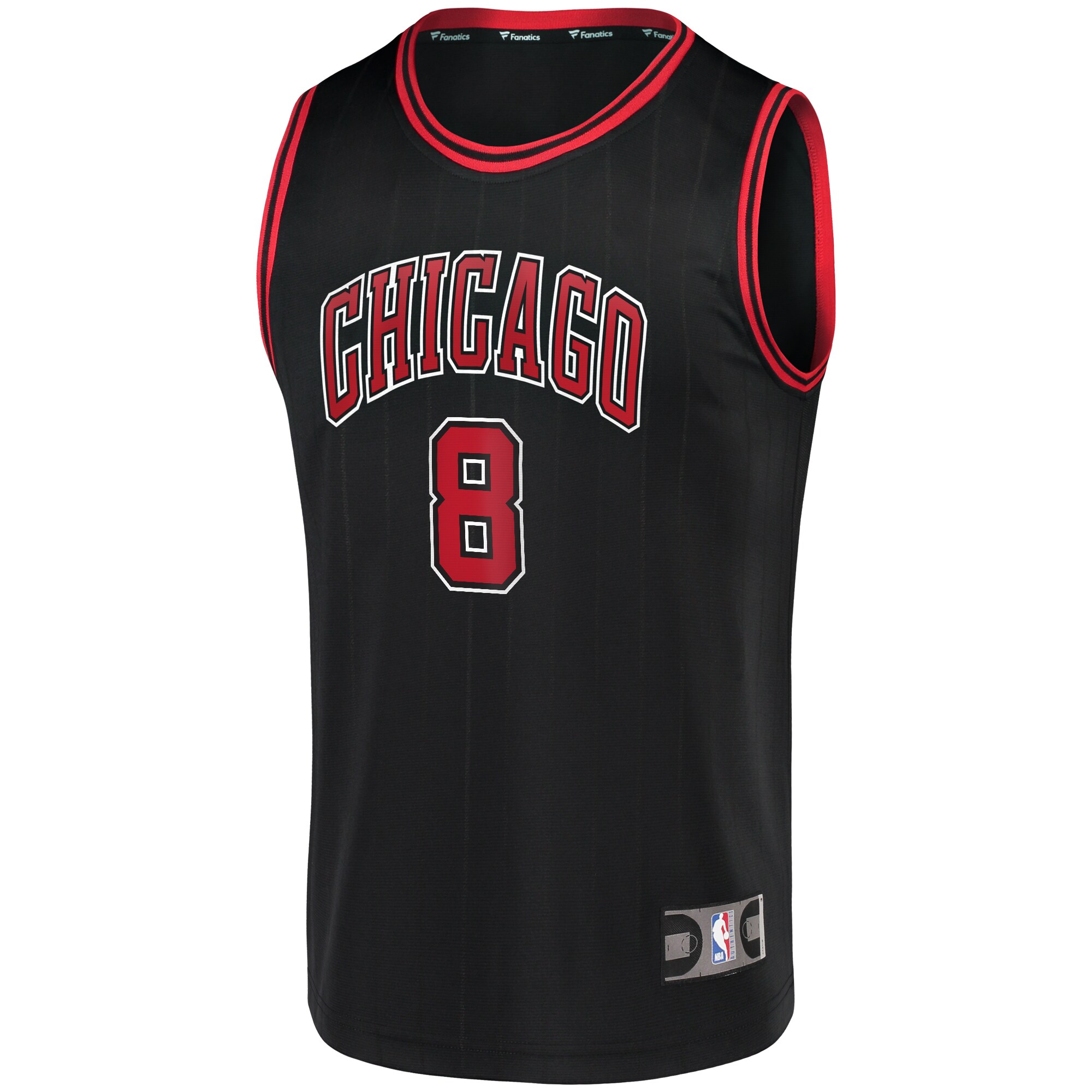Zach LaVine Chicago Bulls Fanatics Branded Fast Break Team Replica Jersey Black - Statement Edition