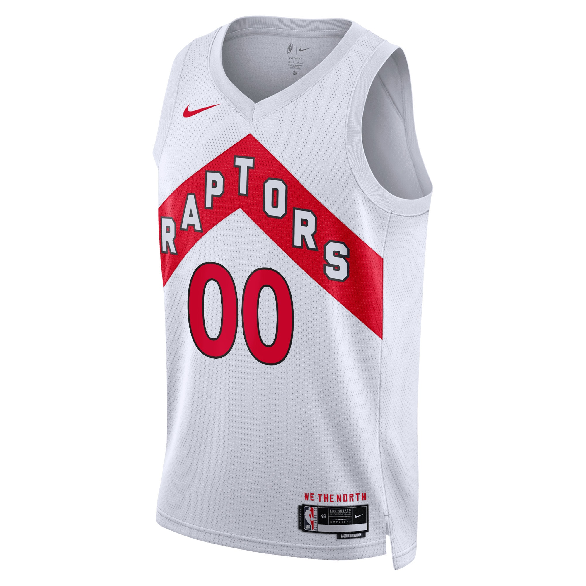 Toronto Raptors Nike Unisex Swingman Custom Jersey White - Icon Edition