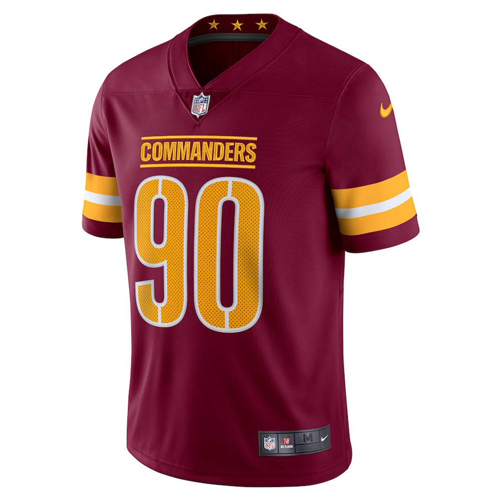Youth Washington Commanders Montez Sweat Vapor Jersey - Burgundy