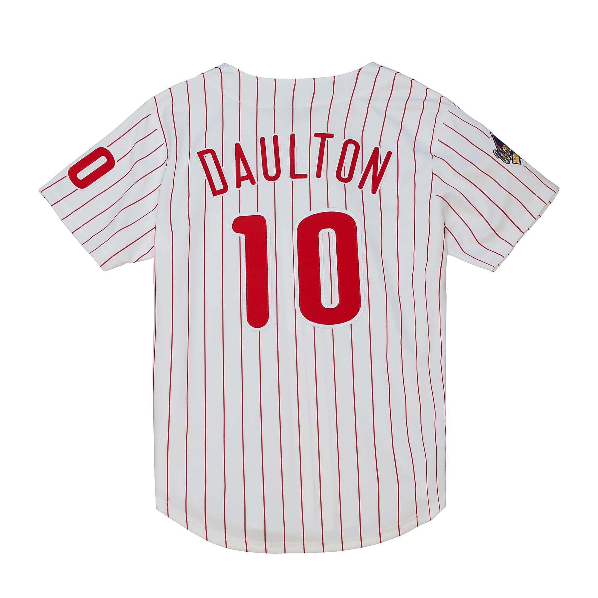 Authentic Darren Daulton Philadelphia Phillies Home World Series 1993 Jersey