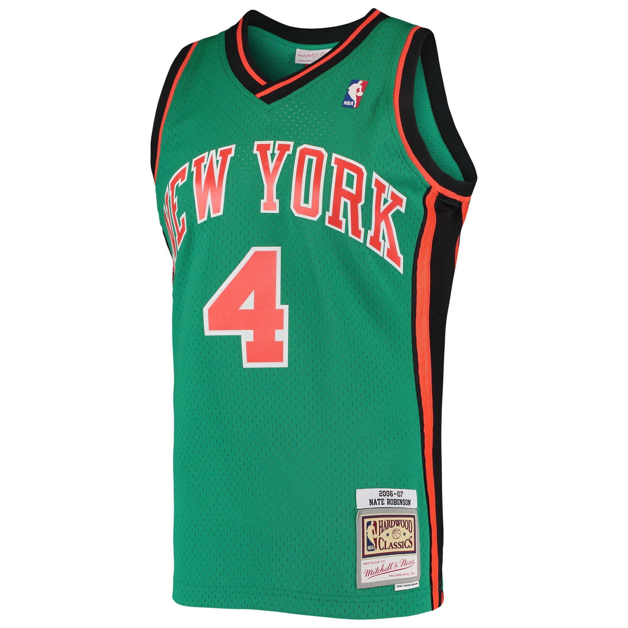 Nate Robinson New York Knicks Mitchell & Ness 2001/02 Hardwood Classics Swingman Jersey - Green