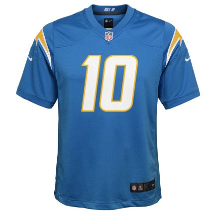 Youth Los Angeles Chargers Justin Herbert Powder Blue Game Jersey