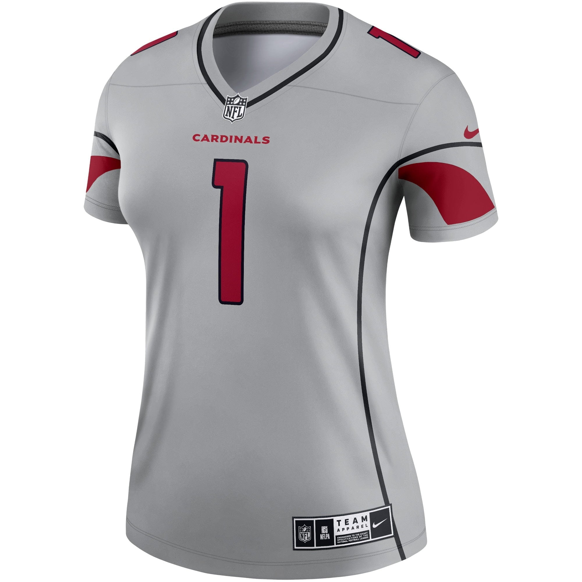 Women's Nike Kyler Murray Gray Arizona Cardinals Inverted Legend Jersey