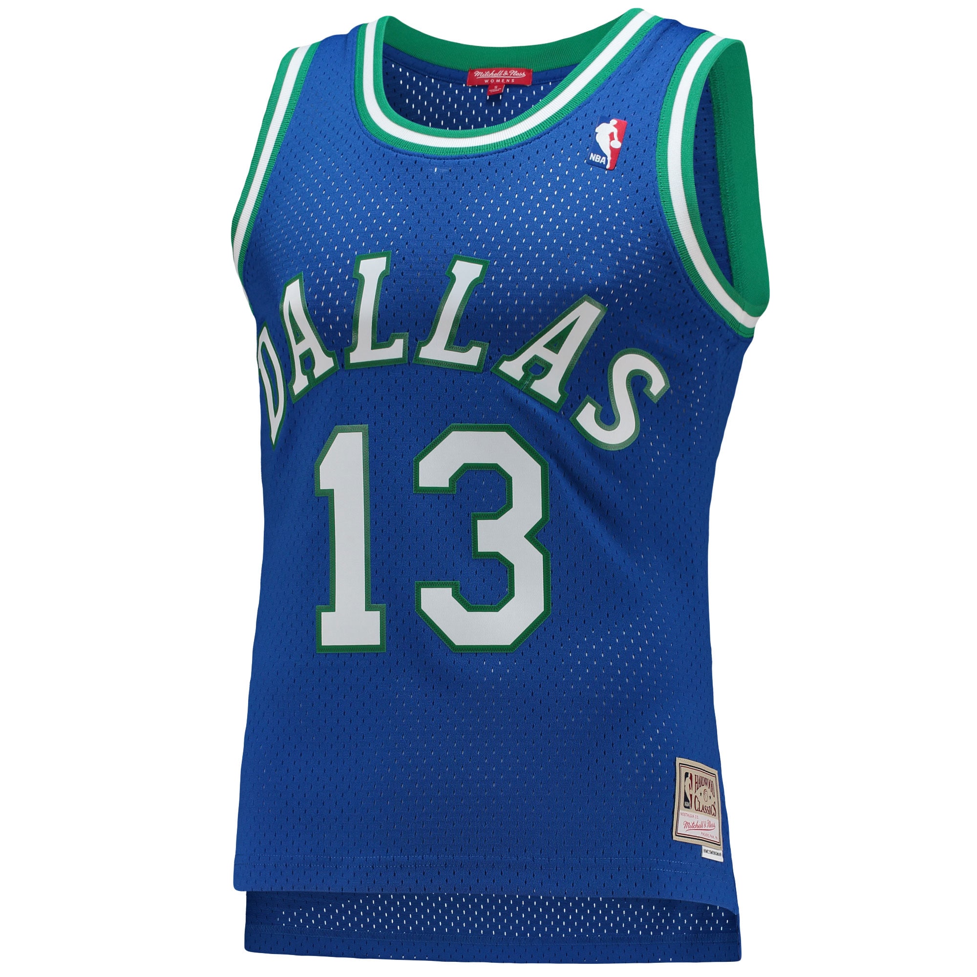 Steve Nash Dallas Mavericks Mitchell & Ness Women's 1998-99 Hardwood Classics Swingman Jersey - Blue