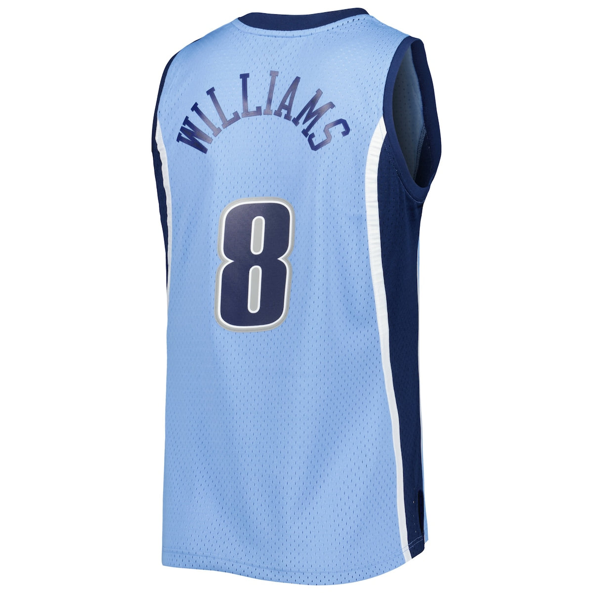 Men's Deron Williams Mitchell & Ness Jazz 2001/02 Hardwood Classics Swingman Jersey - Blue