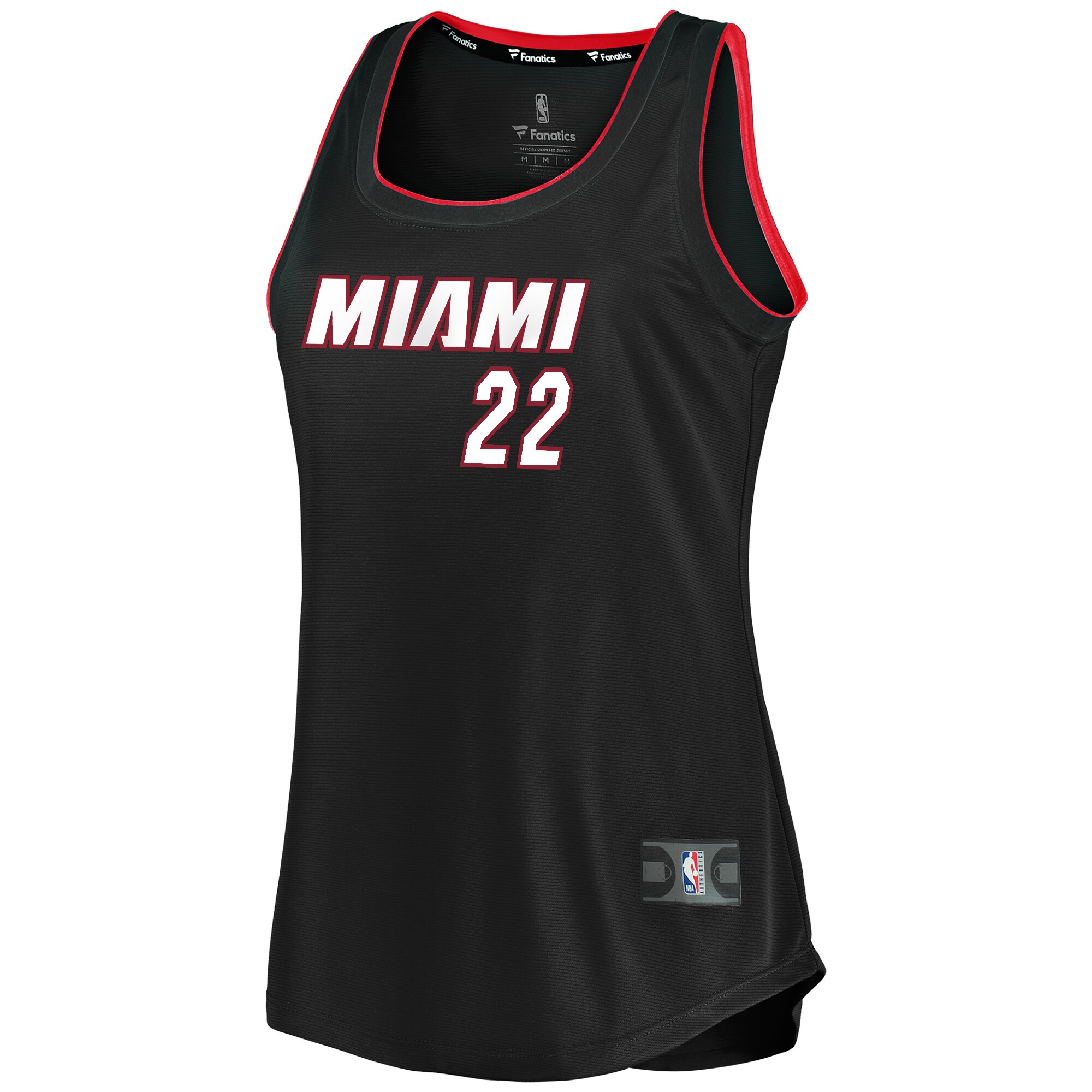 Jimmy Butler Miami Heat Fanatics Branded Women's 2019/20 Fast Break Team Tank Jersey - Icon Edition - Black