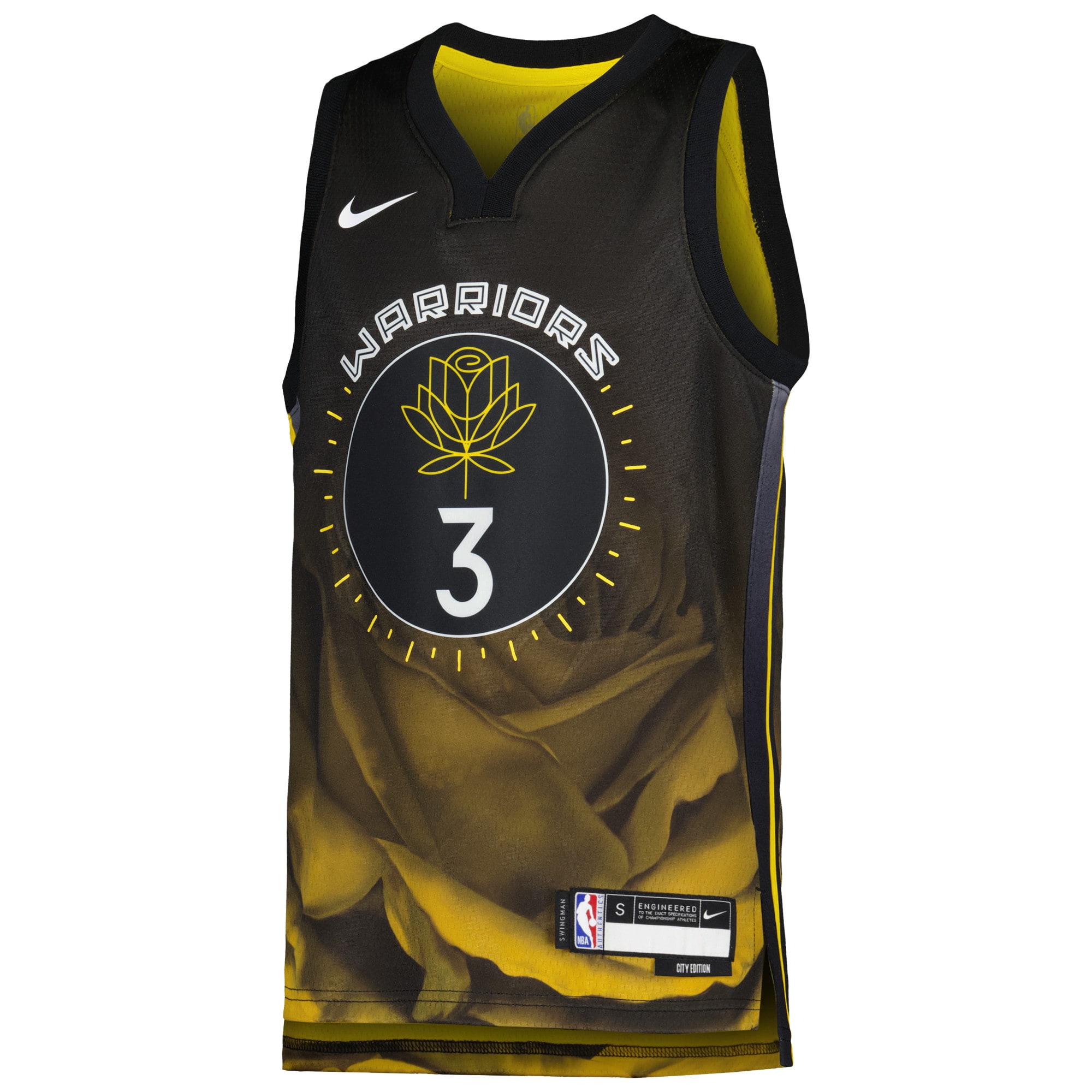 Jordans Poole Golden State Warriors Nike Youth 2022/23 Swingman Jersey - City Edition - Black