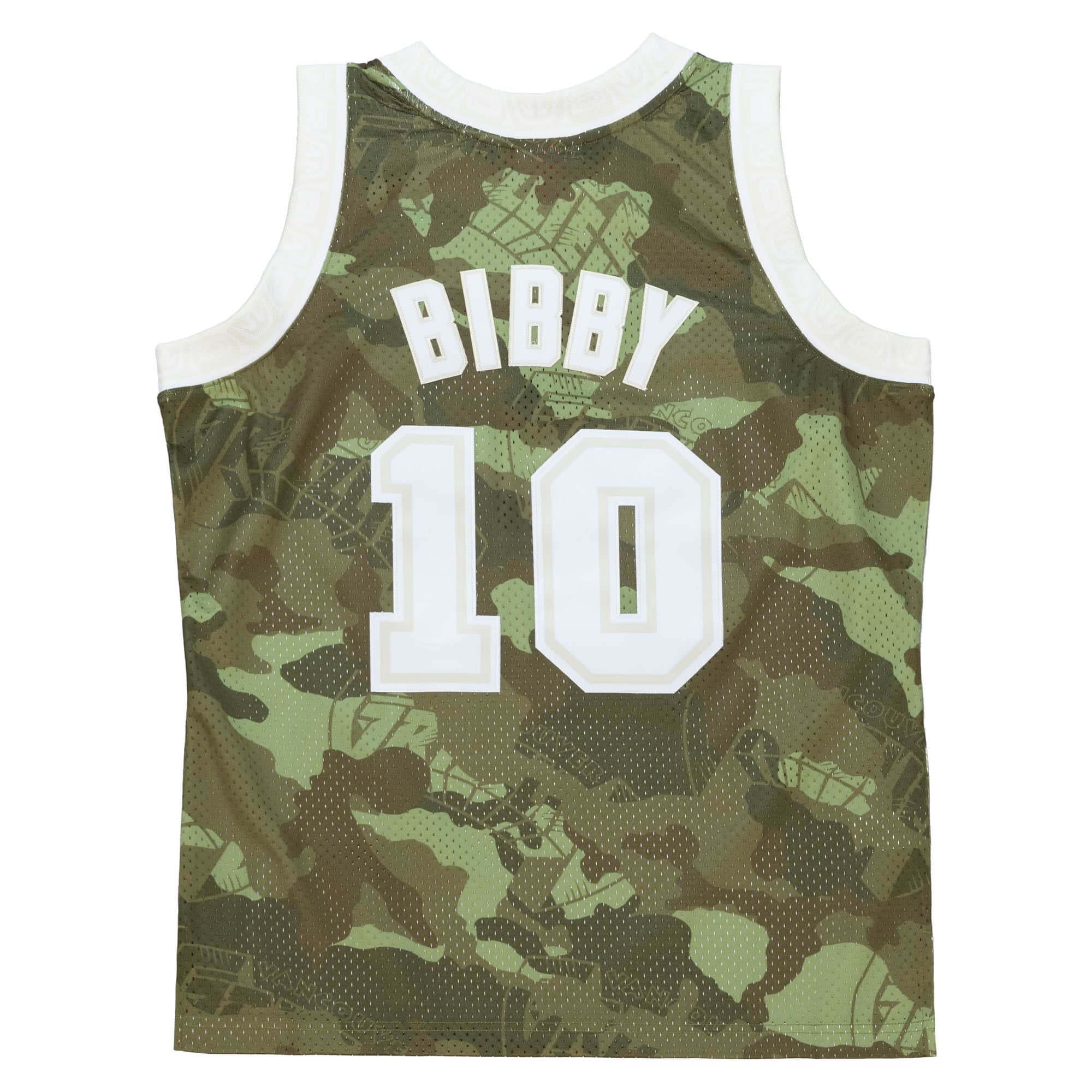 Ghost Green Camo Swingman Mike Bibby Vancouver Grizzlies 1998-99 Jersey