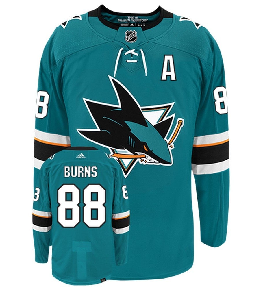 Brent Burns San Jose Sharks Adidas Primegreen Authentic NHL Hockey Jersey