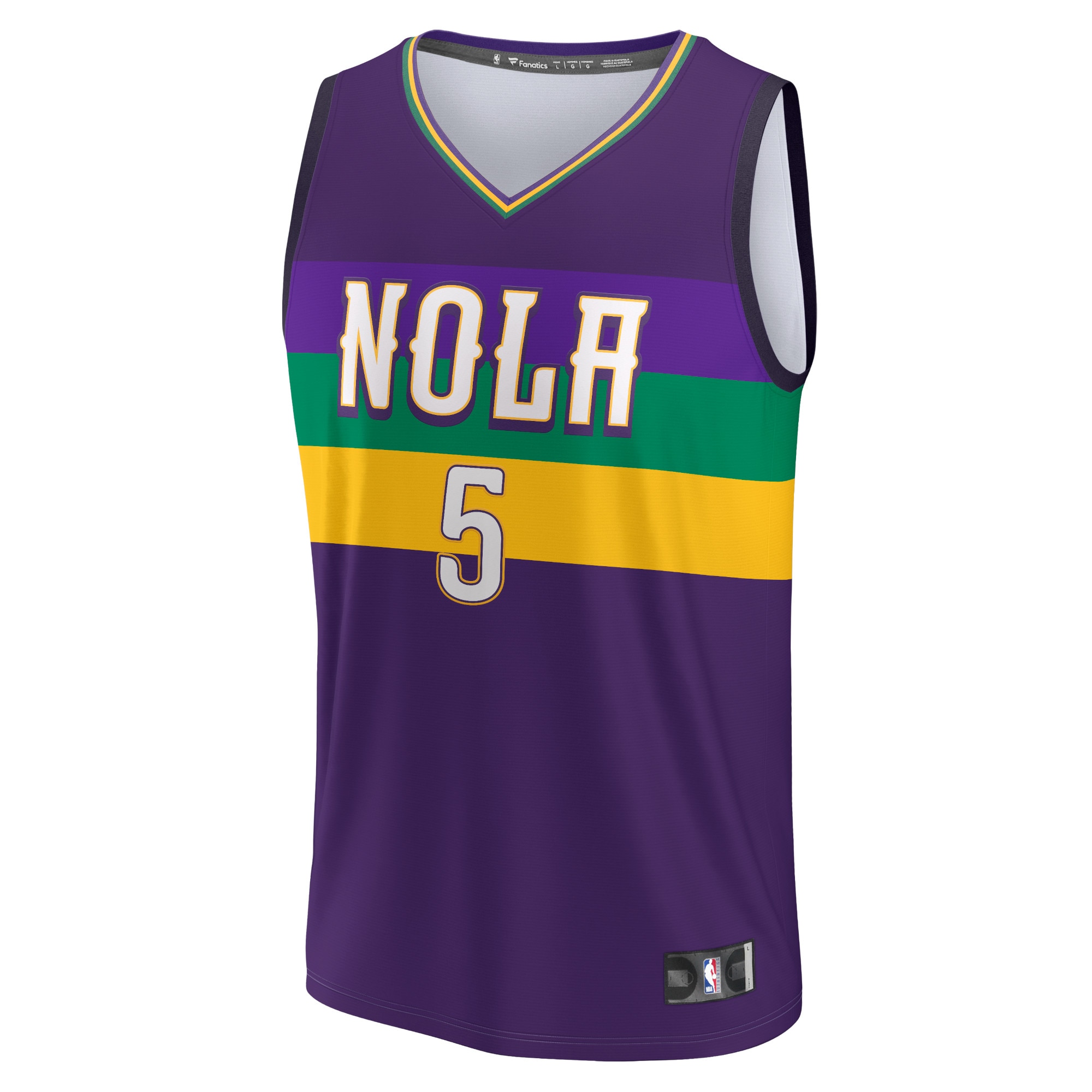 Herbert Jones New Orleans Pelicans Fanatics Branded 2022/23 Fastbreak Jersey - City Edition - Purple
