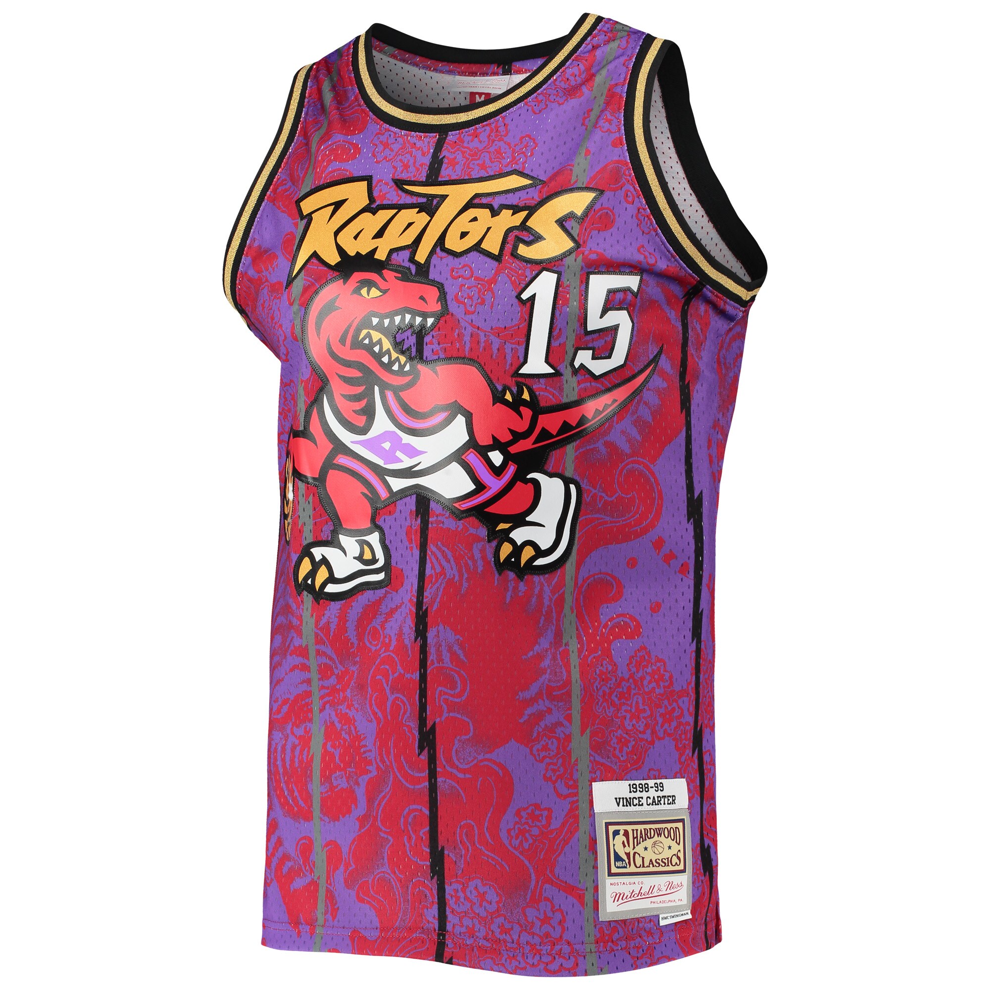 Vince Carter Toronto Raptors Mitchell & Ness Hardwood Classics 1998-99 Lunar New Year Swingman Jersey - Purple