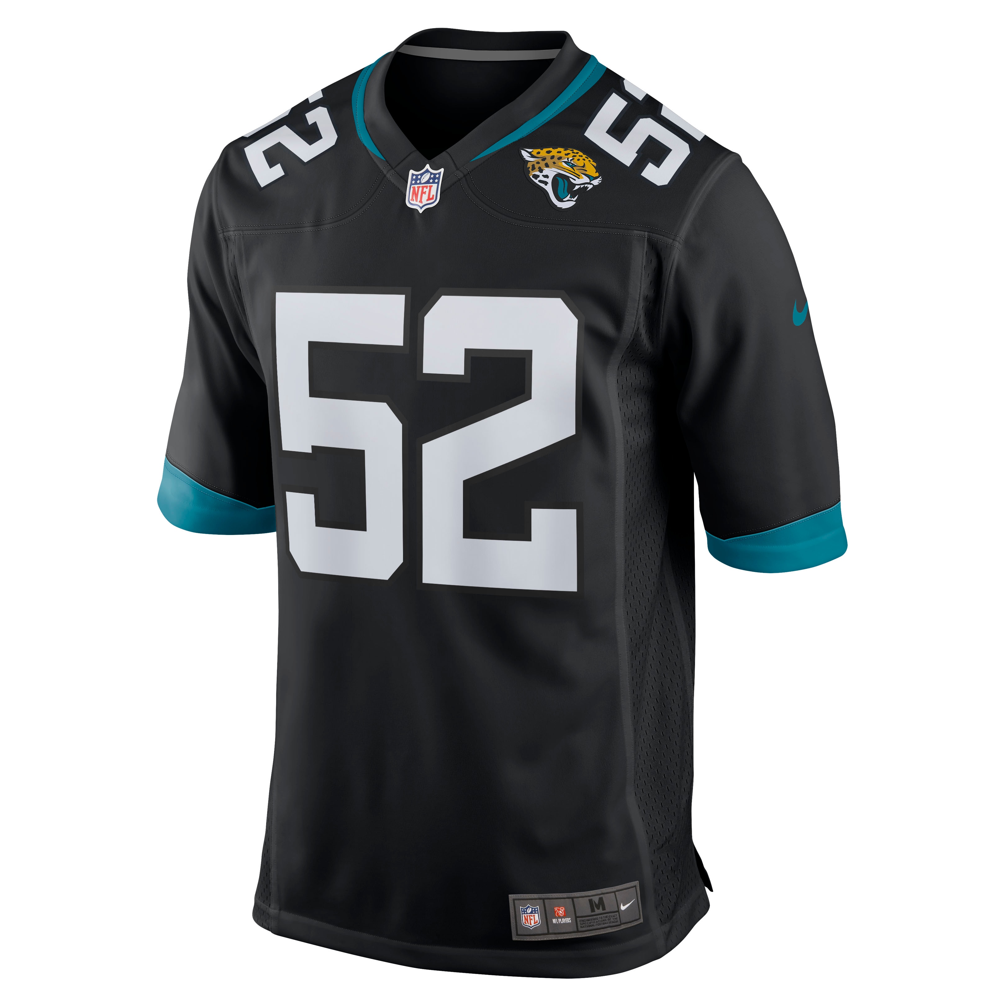DaVon Hamilton Jacksonville Jaguars Nike Game Jersey - Black