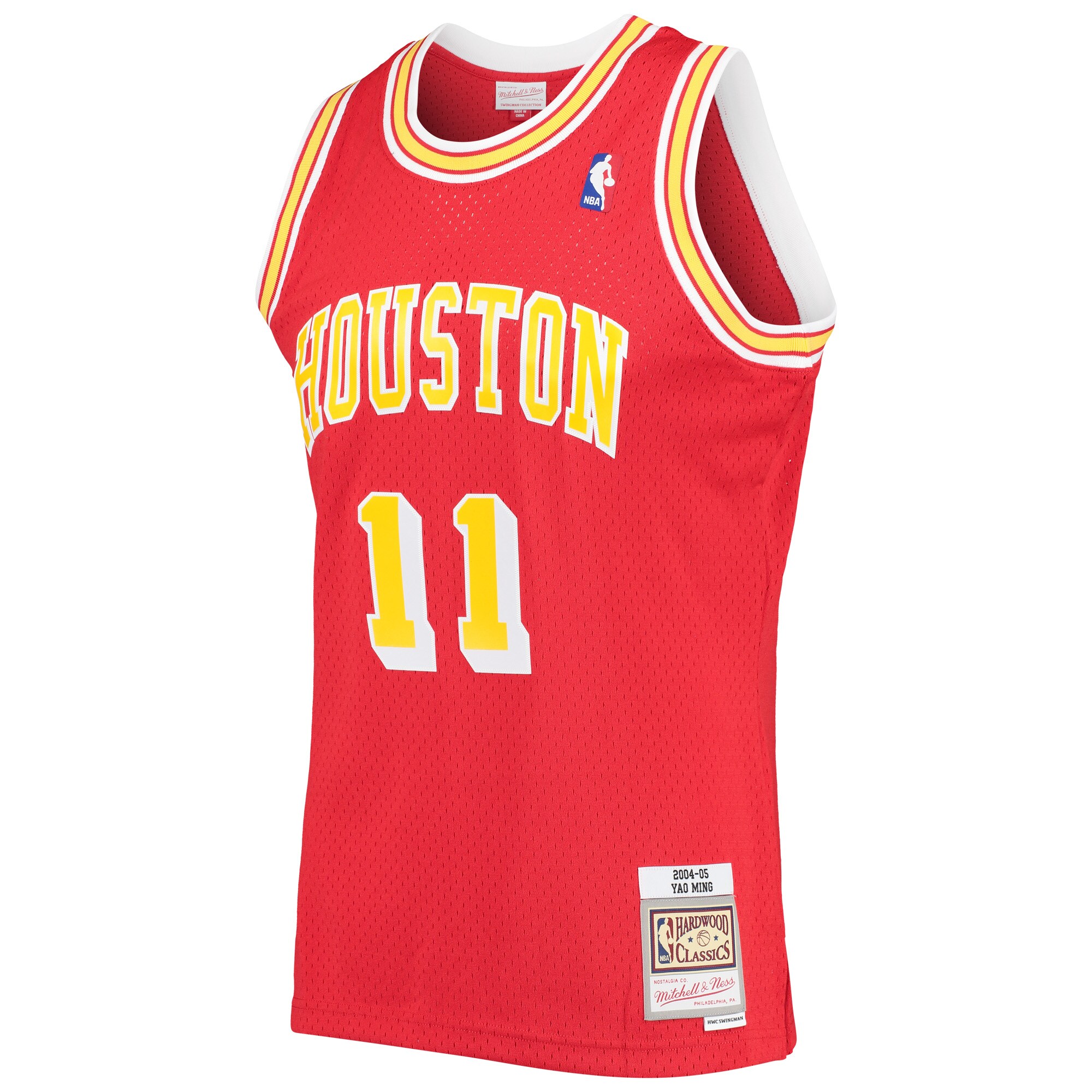 Yao Ming Houston Rockets Mitchell & Ness Hardwood Classics Swingman Jersey - Red