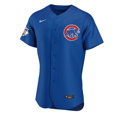 Chicago Cubs Royal Blue Authentic Alternate Jersey by