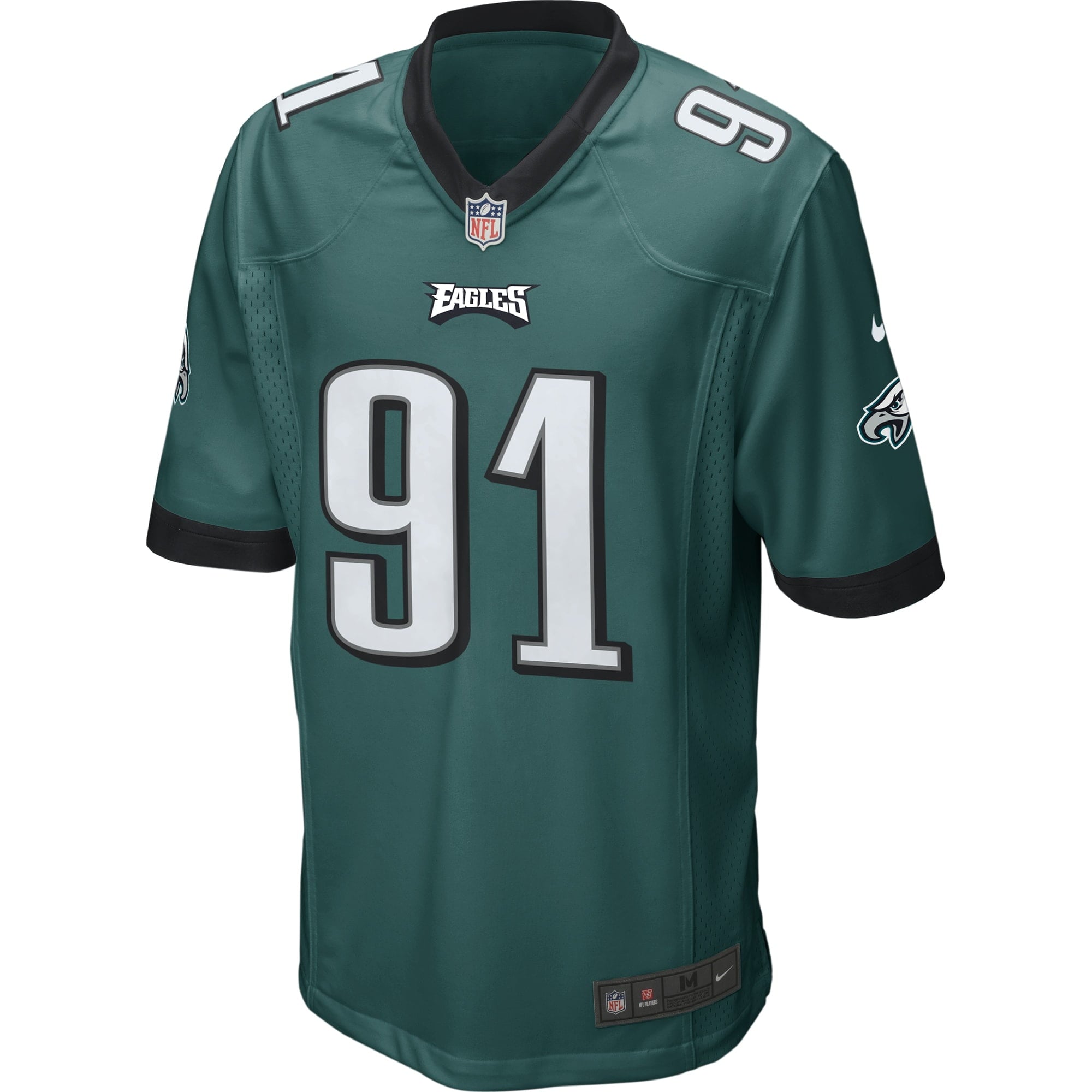 Men's Nike Fletcher Cox Midnight Green Philadelphia Eagles Game Jersey
