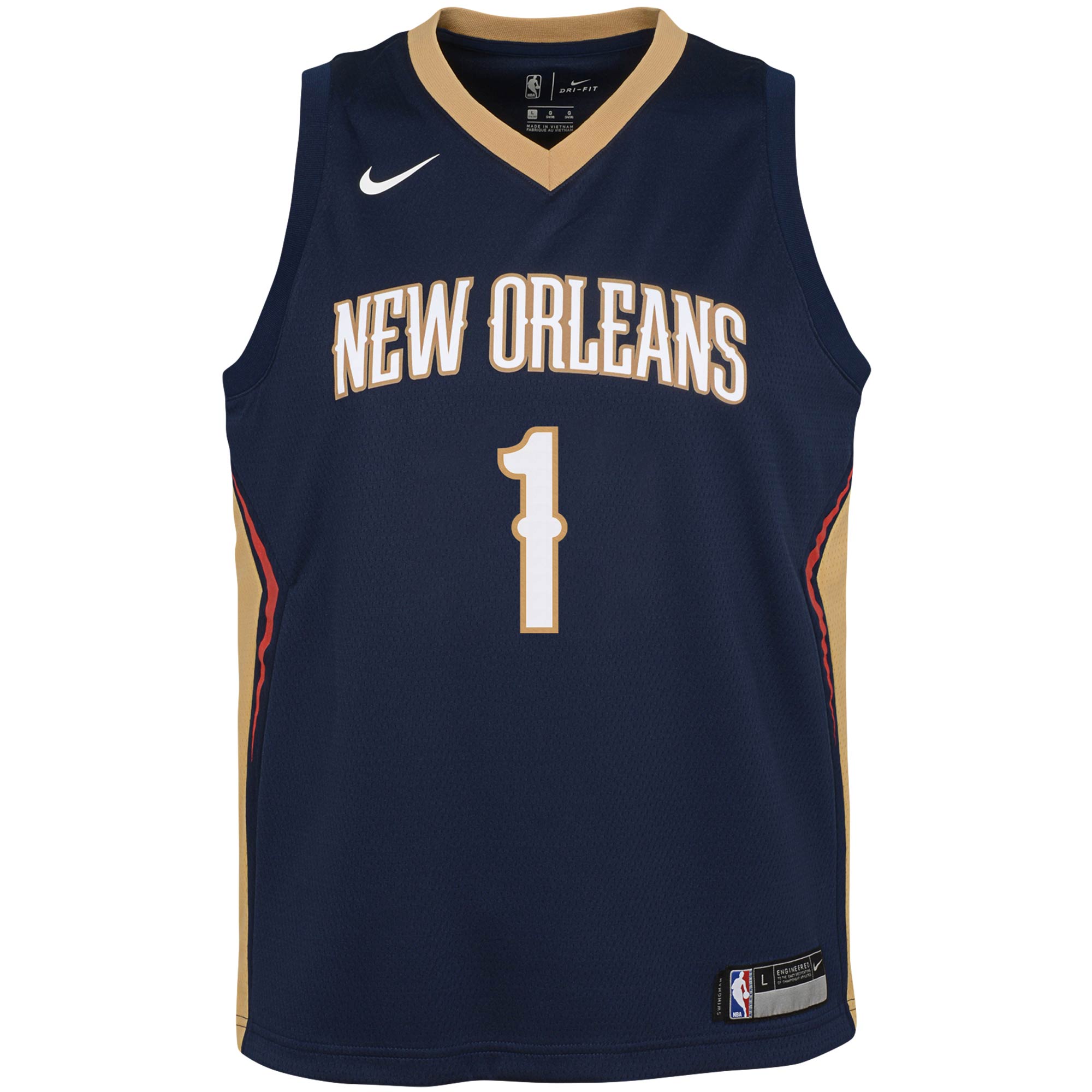 Zion Williamson New Orleans Pelicans Nike Youth Swingman Jersey - Icon Edition - Navy