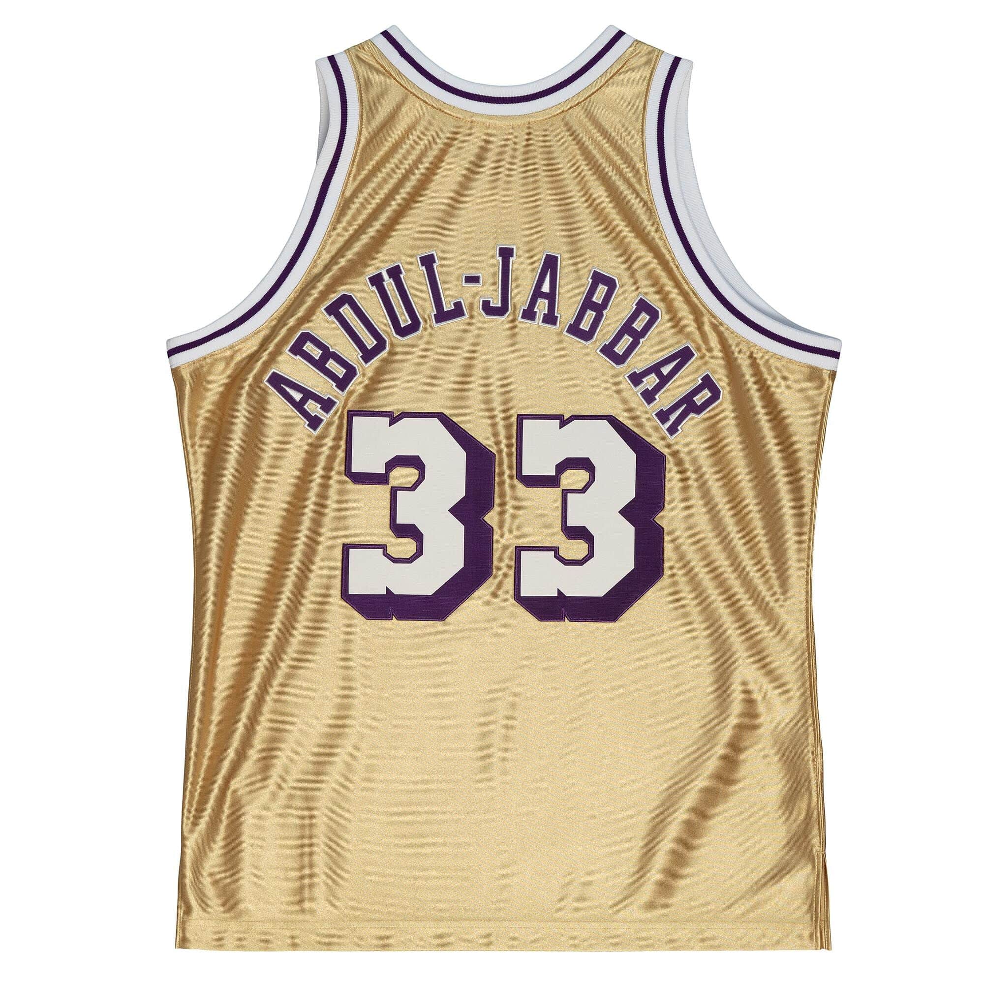 75th Gold Swingman Kareem Abdul-Jabbar Los Angeles Lakers 1983 Jersey