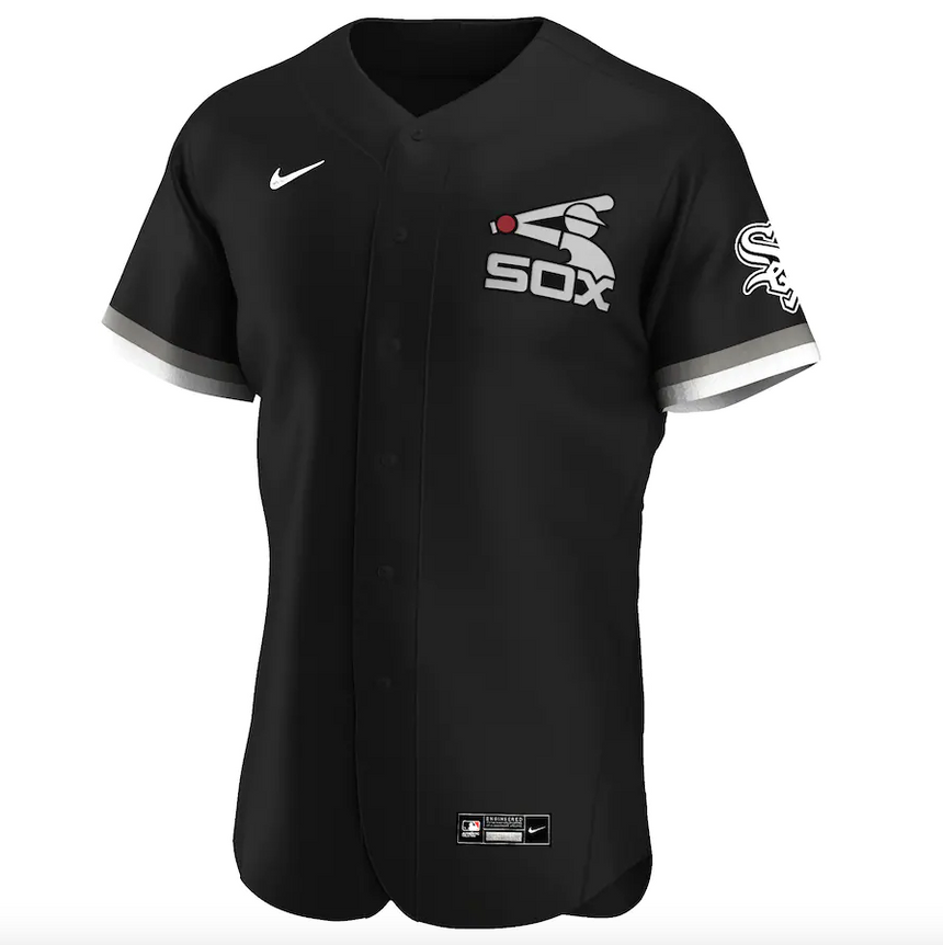 Men's Chicago White Sox Black Alternate Spring Training Authentic Team Jersey