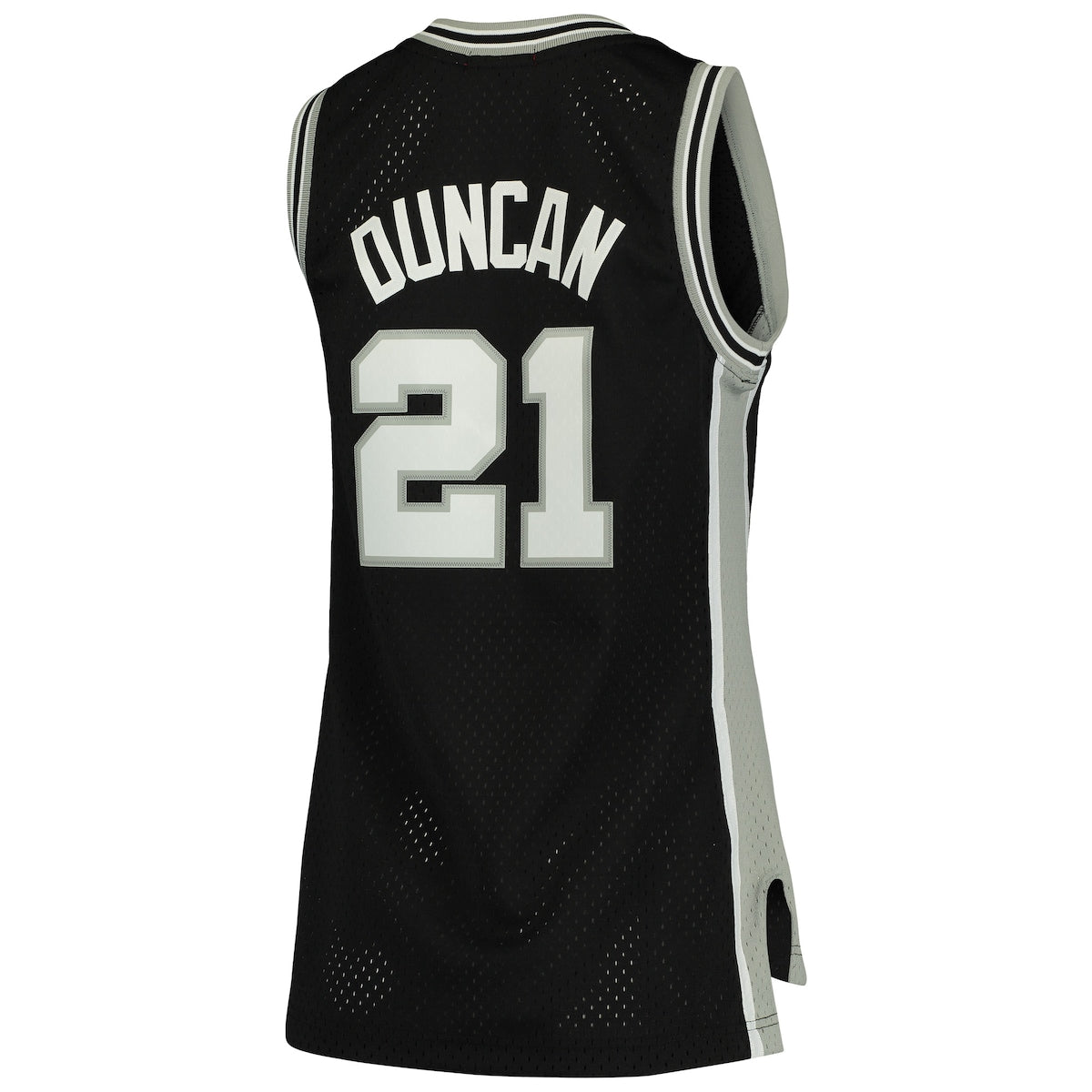 Women's Tim Duncan Mitchell & Ness Spurs 1998-99 Hardwood Classics Swingman Jersey - Black
