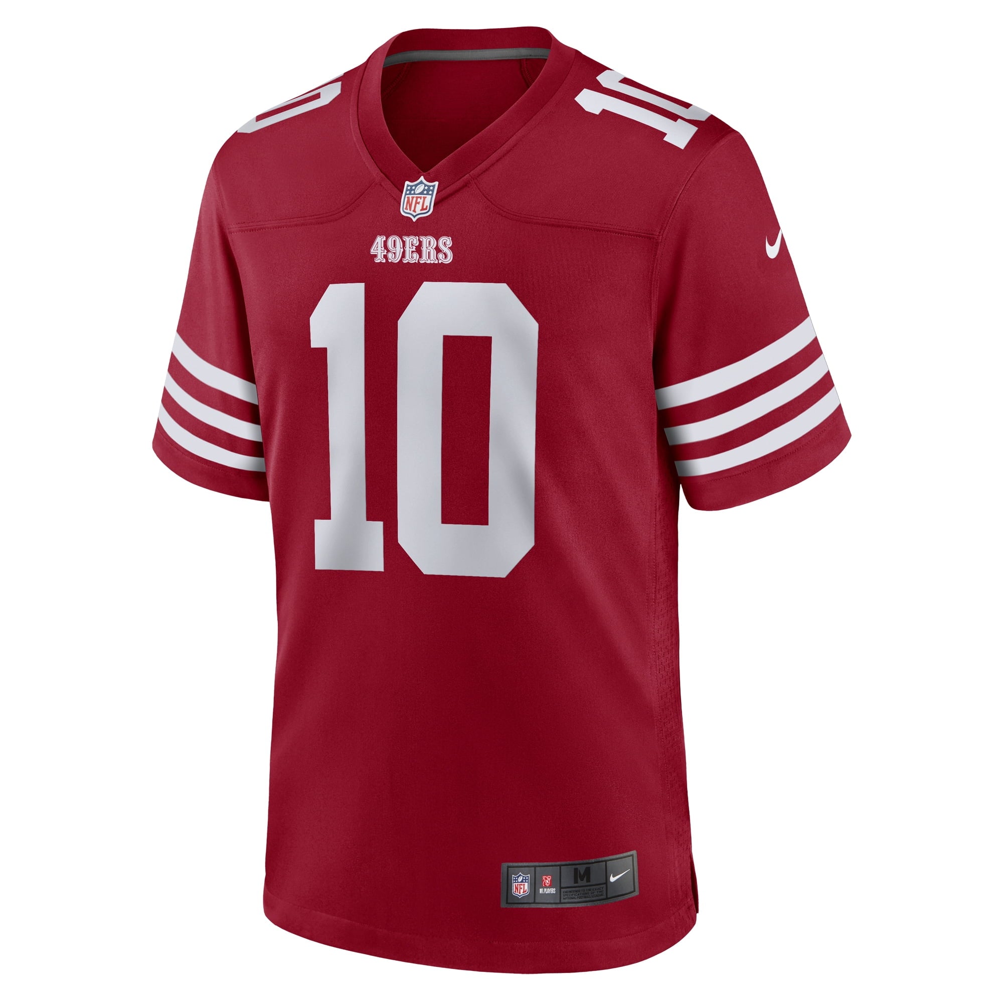 Men's Nike Ronnie Bell Scarlet San Francisco 49ers Team Game Jersey