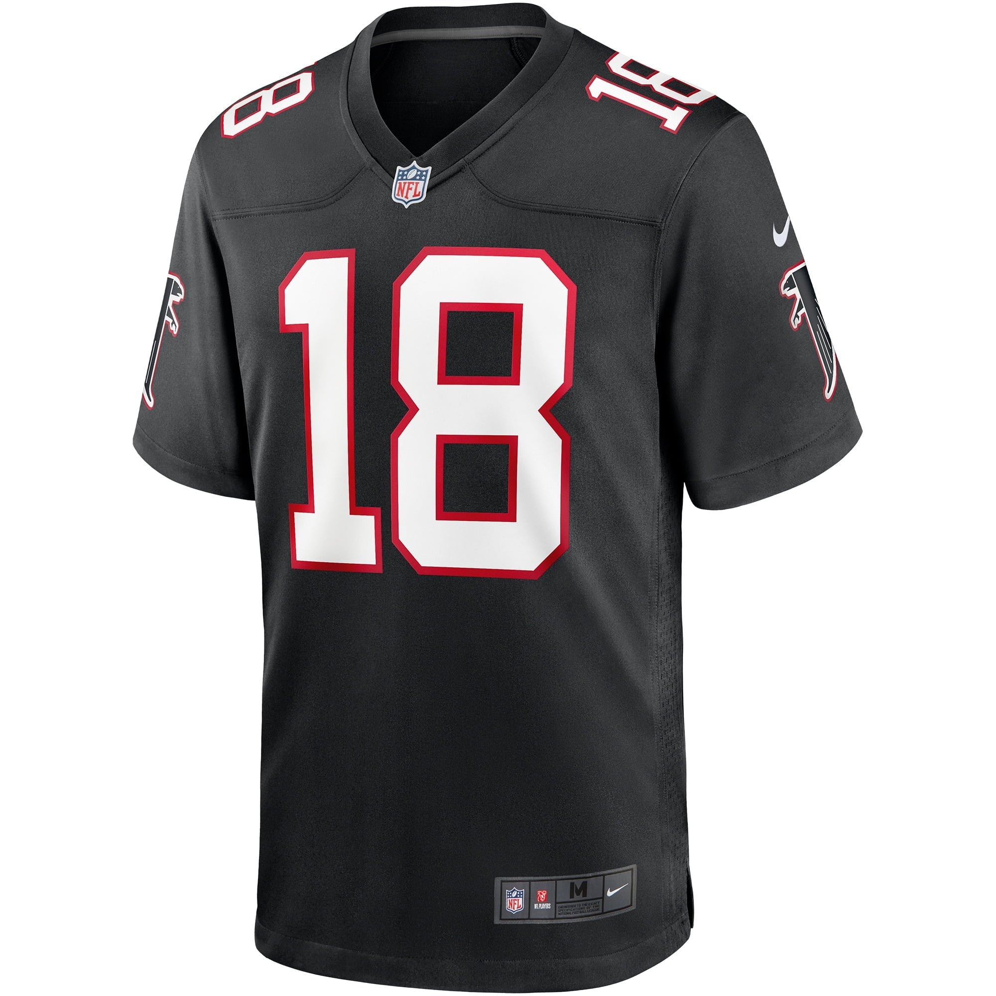 Men's Nike Calvin Ridley Black Atlanta Falcons Throwback Game Jersey