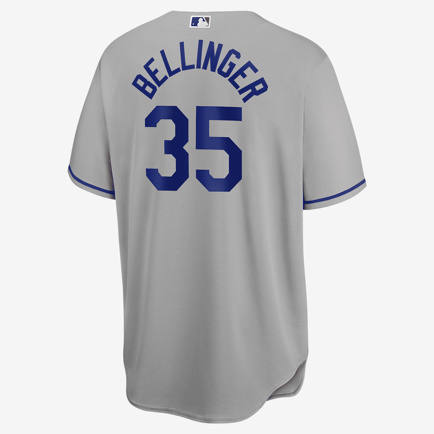 MLB Los Angeles Dodgers (Cody Bellinger) Men's Replica Baseball Jersey - Base Grey