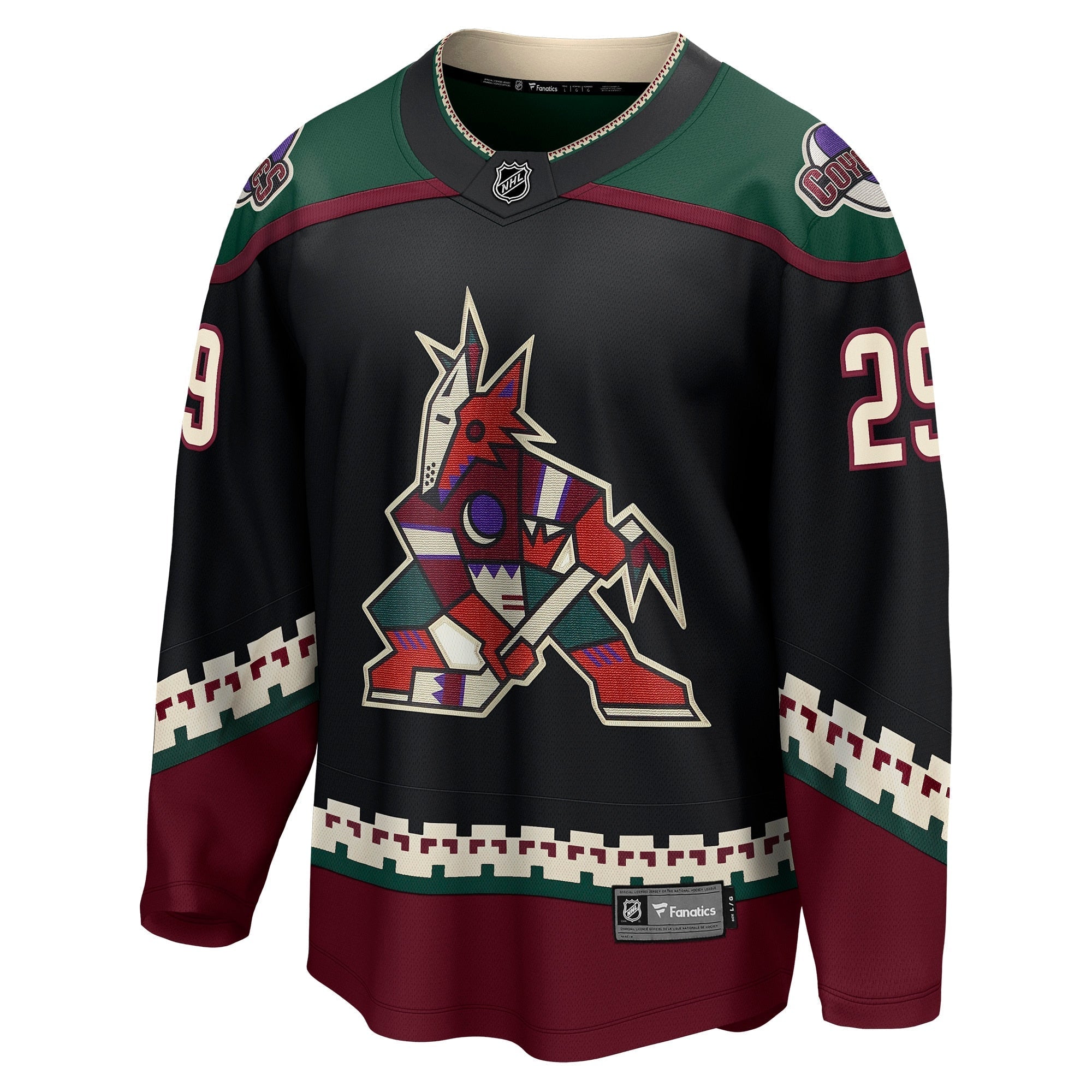 Men's Fanatics Branded Barrett Hayton Black Arizona Coyotes Home Breakaway Player Jersey