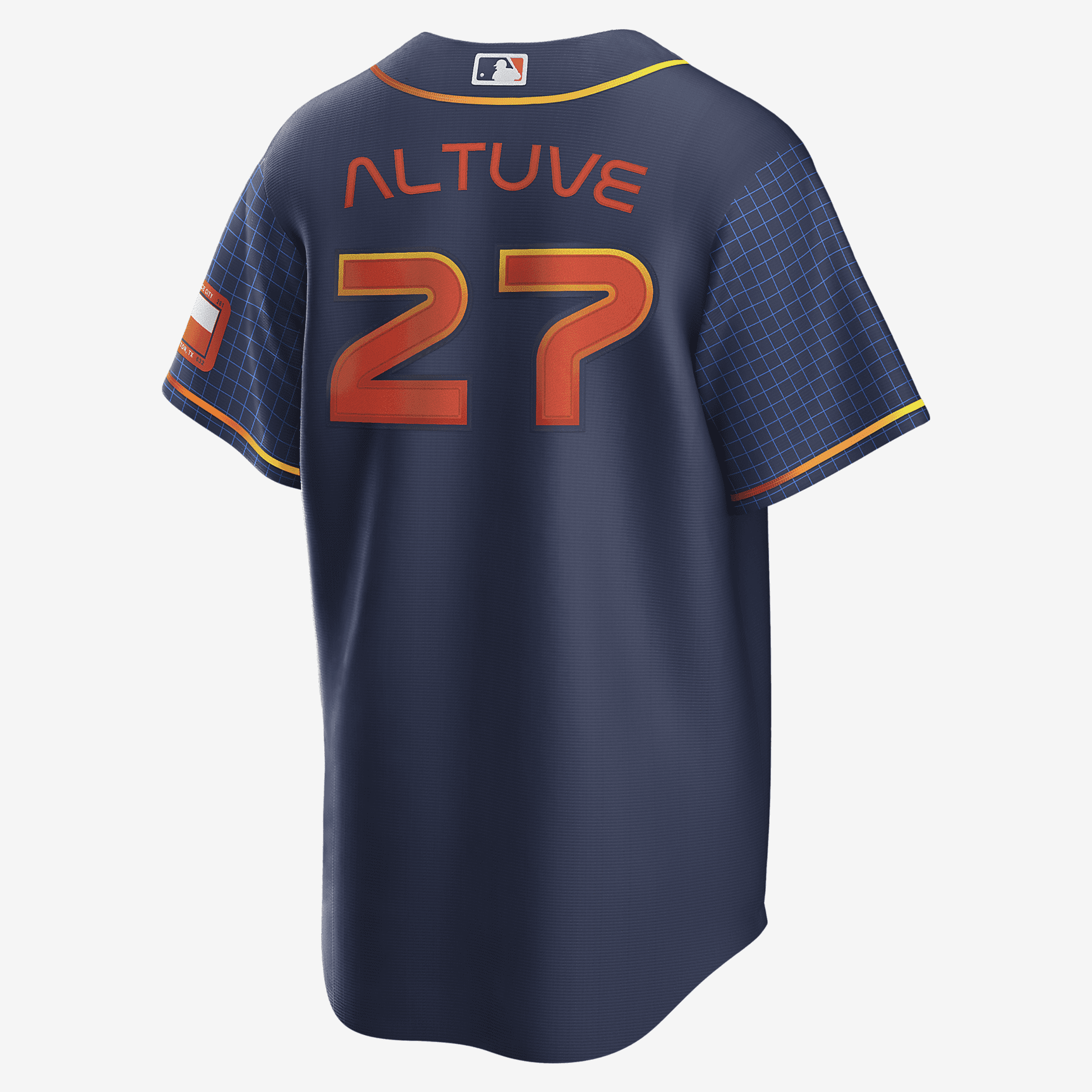 MLB Houston Astros City Connect (Jose Altuve) Men's Replica Baseball Jersey - Navy/Navy