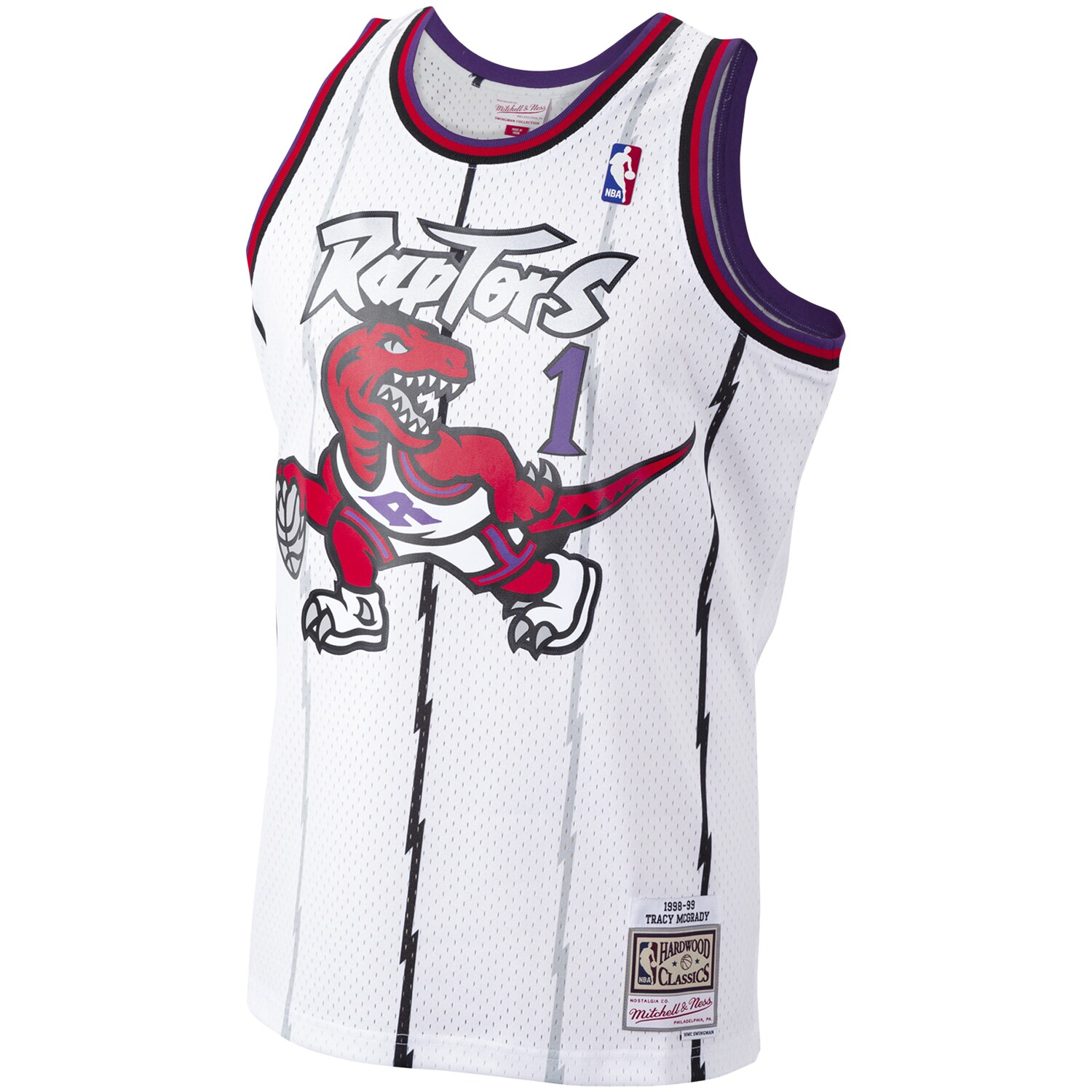 Tracy McGrady Toronto Raptors Mitchell & Ness Hardwood Classics Swingman Jersey - White