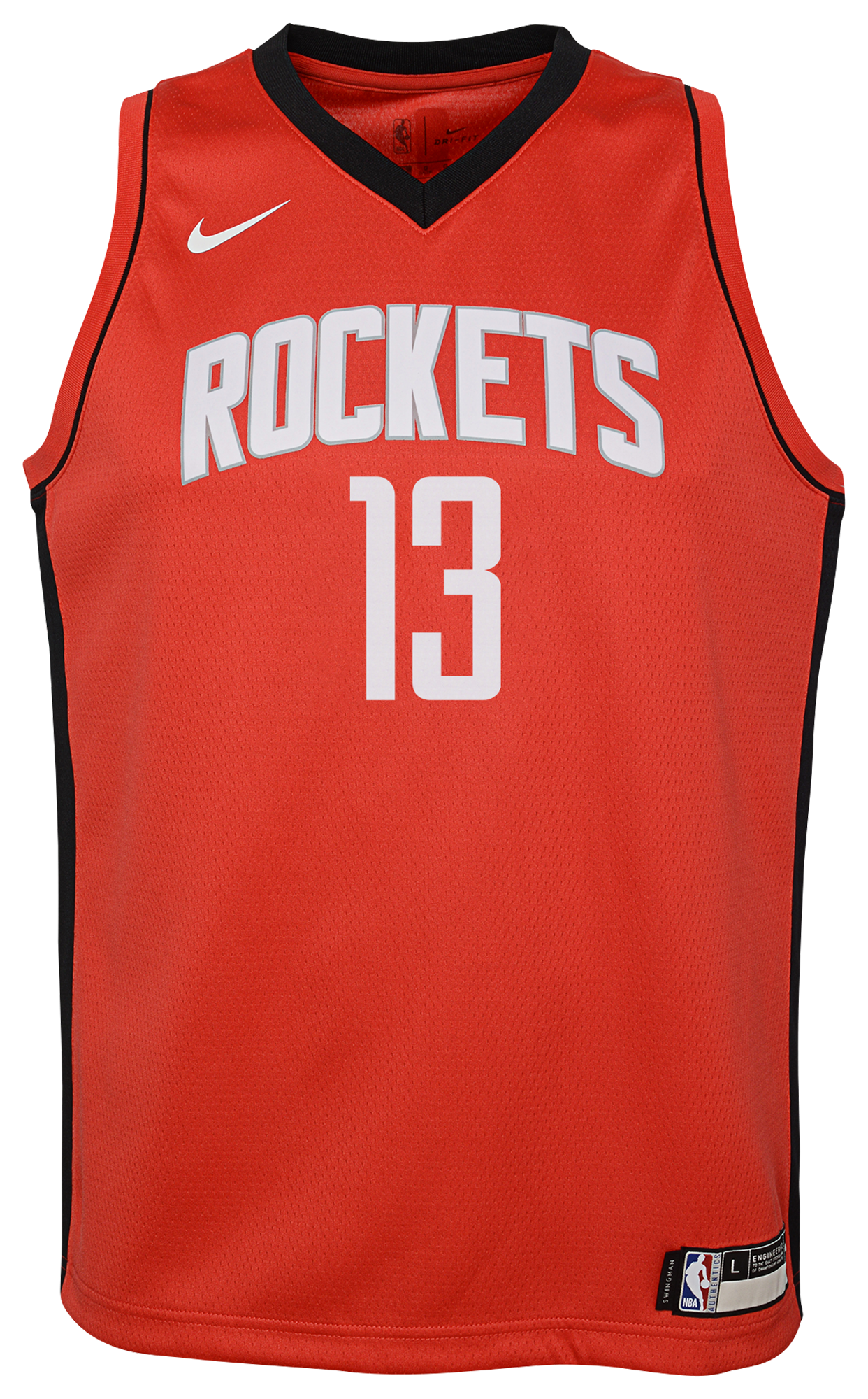 Boys' Grade School Harden James Nike Rockets Swingman Jersey - Red