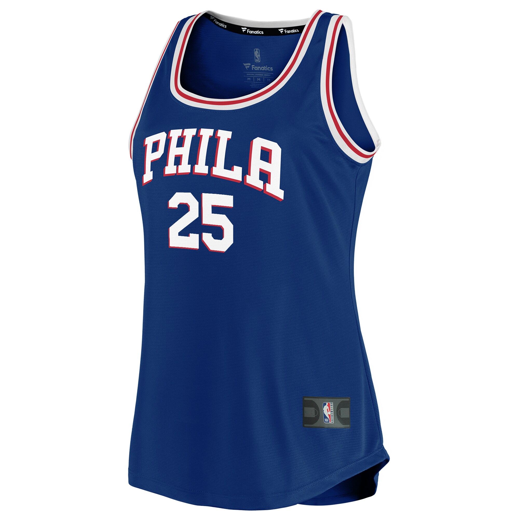 Ben Simmons Philadelphia 76ers Fanatics Branded Women's 2019/20 Fast Break Team Tank Jersey - Icon Edition - Royal