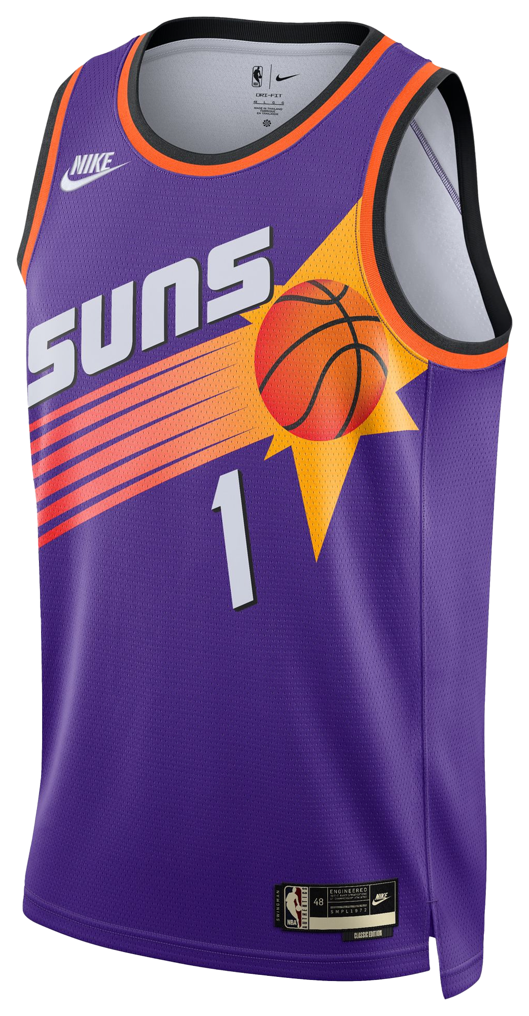 Men's  Nike Suns Swingman Jersey - Purple
