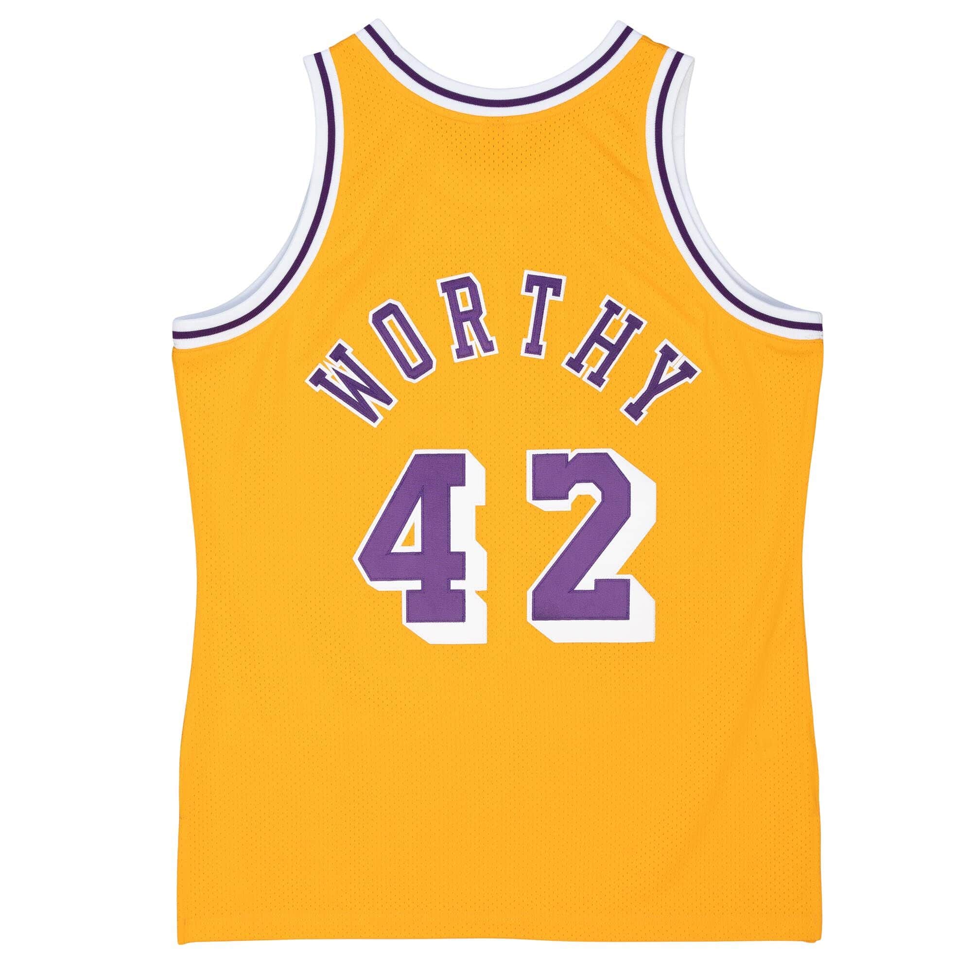 Authentic James Worthy Los Angeles Lakers 1984-85 Jersey