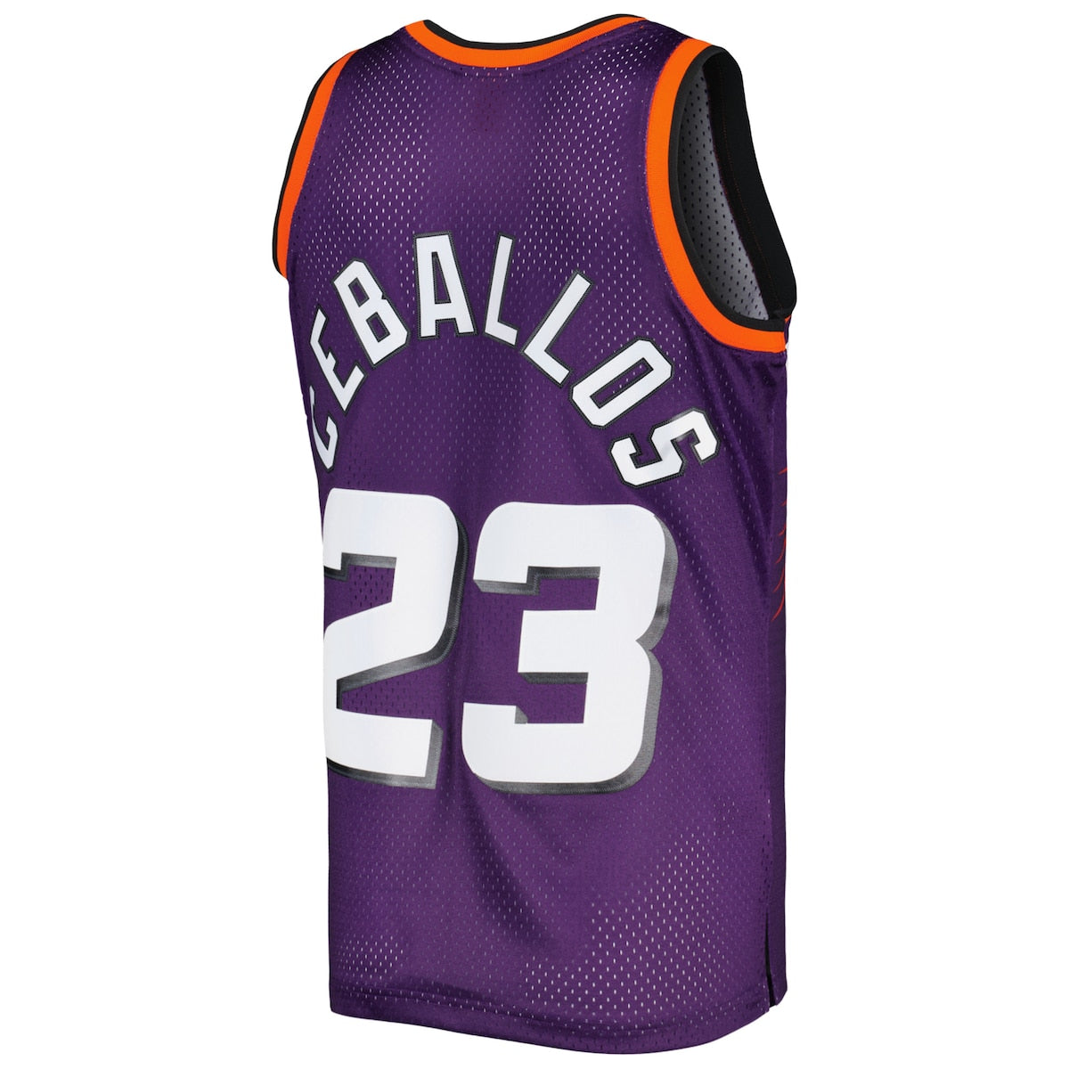 Men's Cedric Ceballos Mitchell & Ness Suns 1996-97 Hardwood Classics Swingman Jersey - Purple