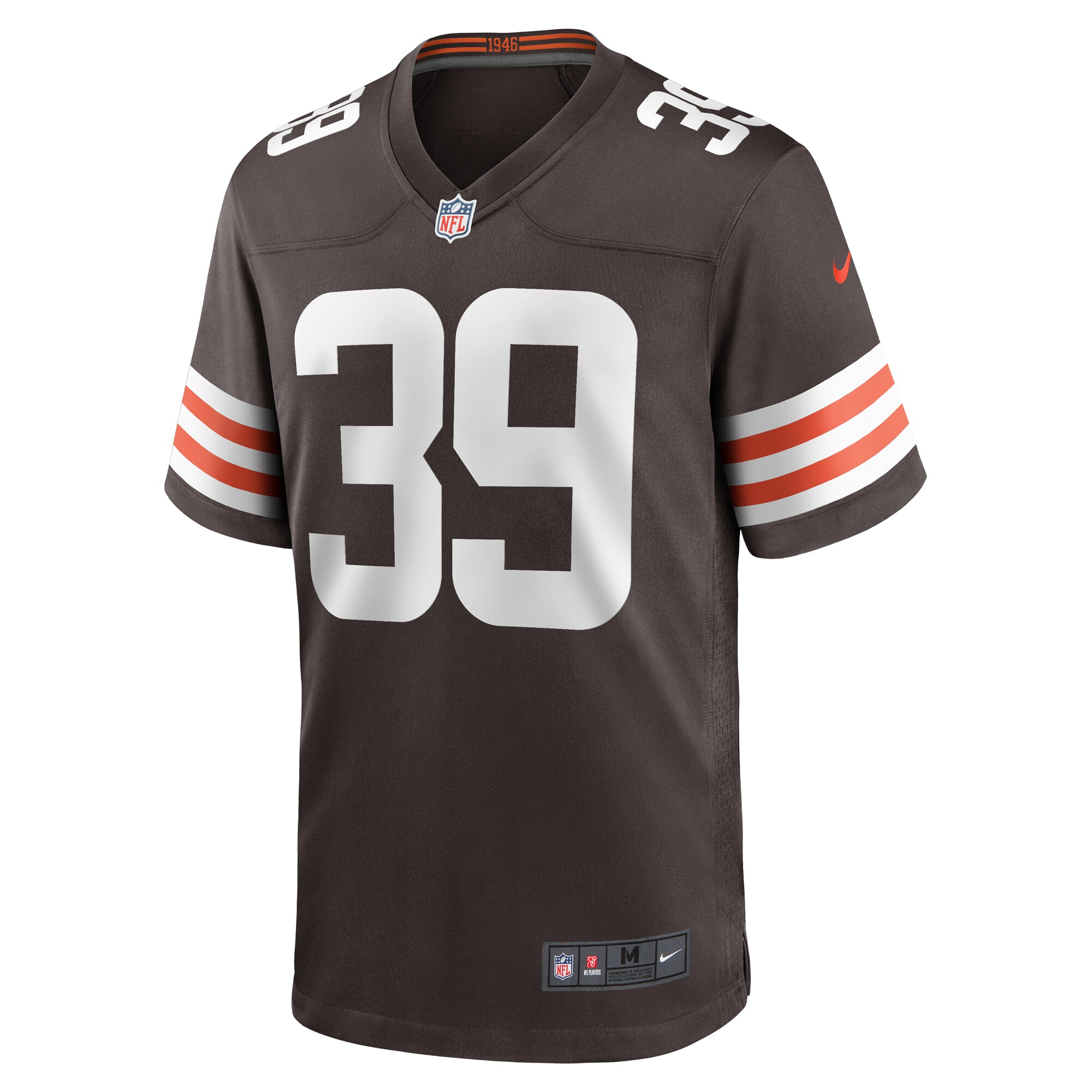 Lucas Havrisik Cleveland Browns Nike Team Game Jersey -  Brown
