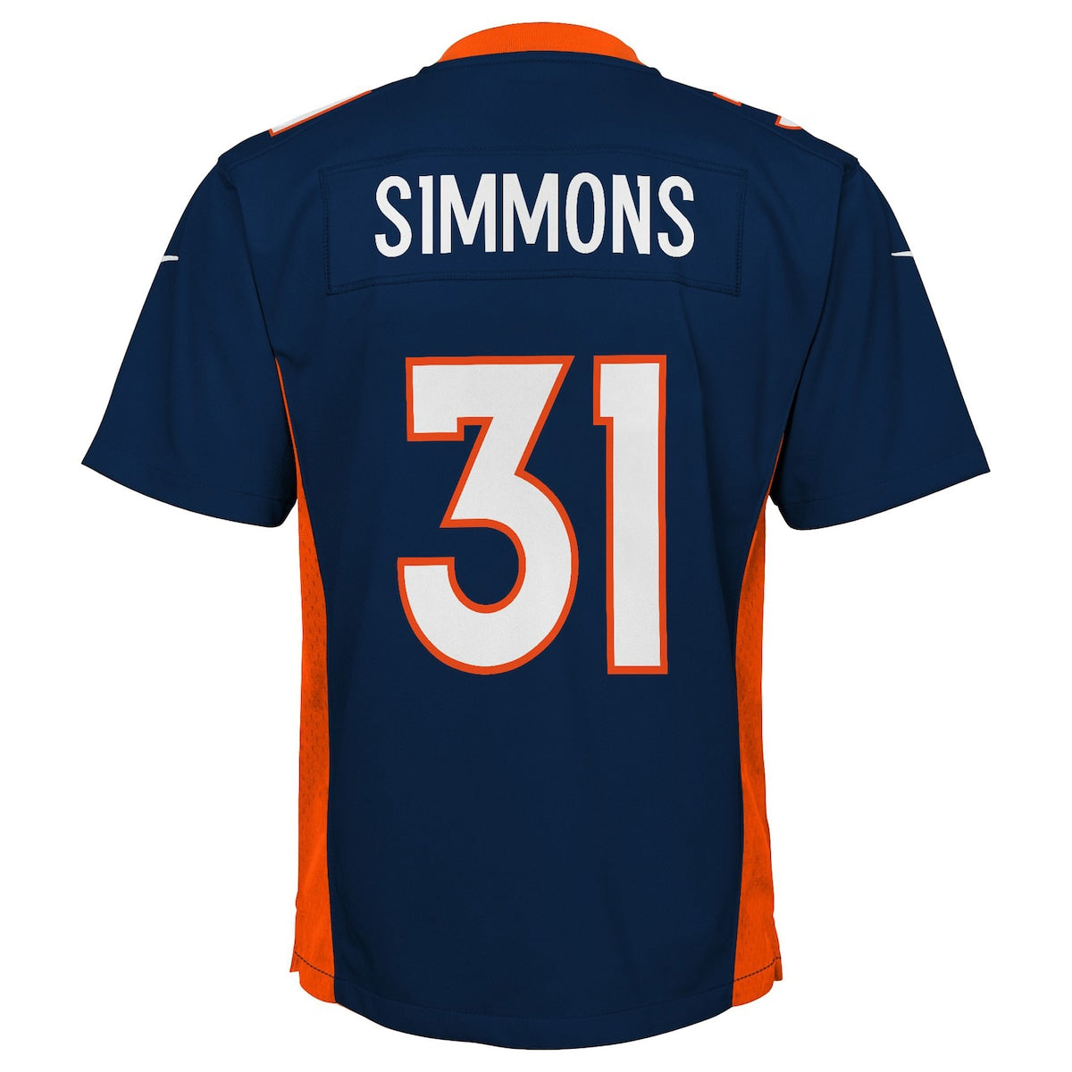 Boys' Grade School Justin Simmons Nike Broncos Game Jersey - Navy