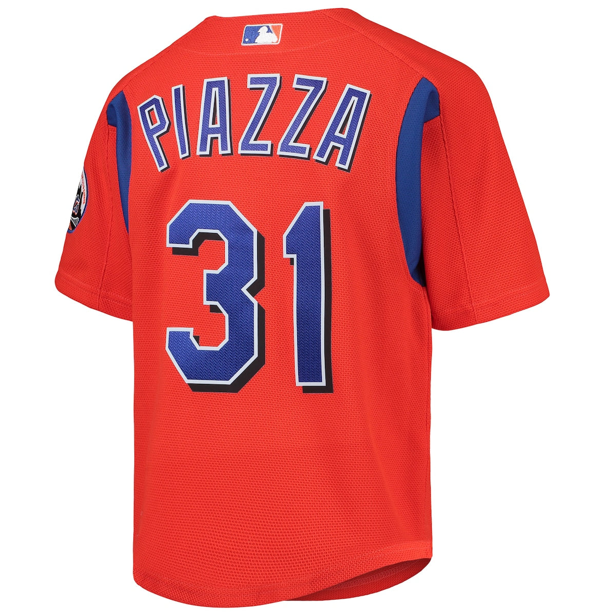 Boys' Grade School Mike Piazza Mitchell & Ness Mets Cooperstown Batting Practice Jersey - Orange