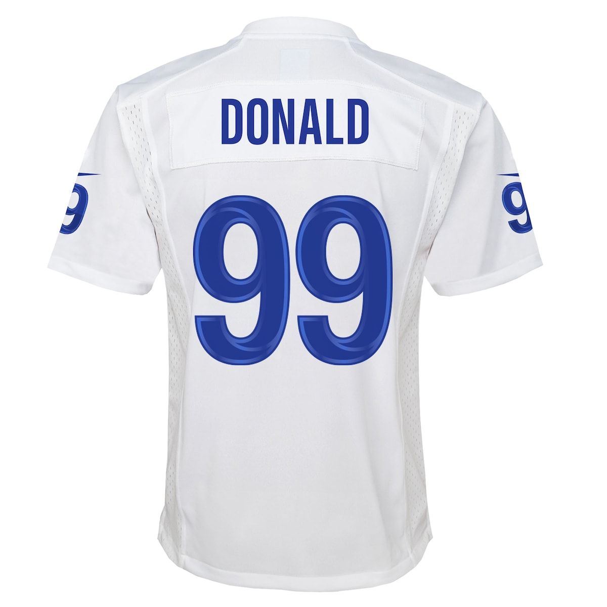 Boys' Grade School Aaron Donald Nike Rams Super Bowl LVI Game Patch Jersey - White