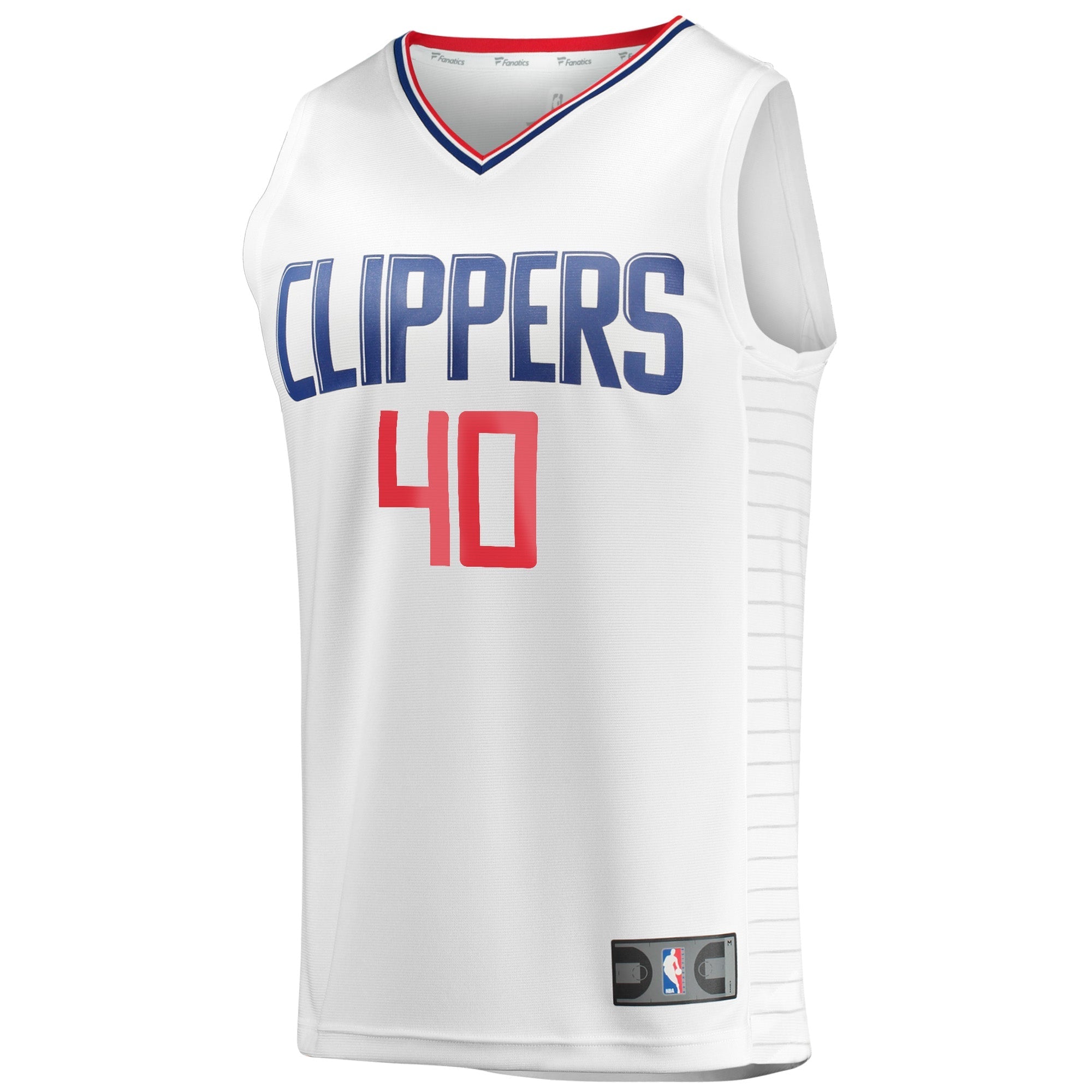 Men's Fanatics Branded Ivica Zubac White LA Clippers Fast Break Player Jersey - Association Edition