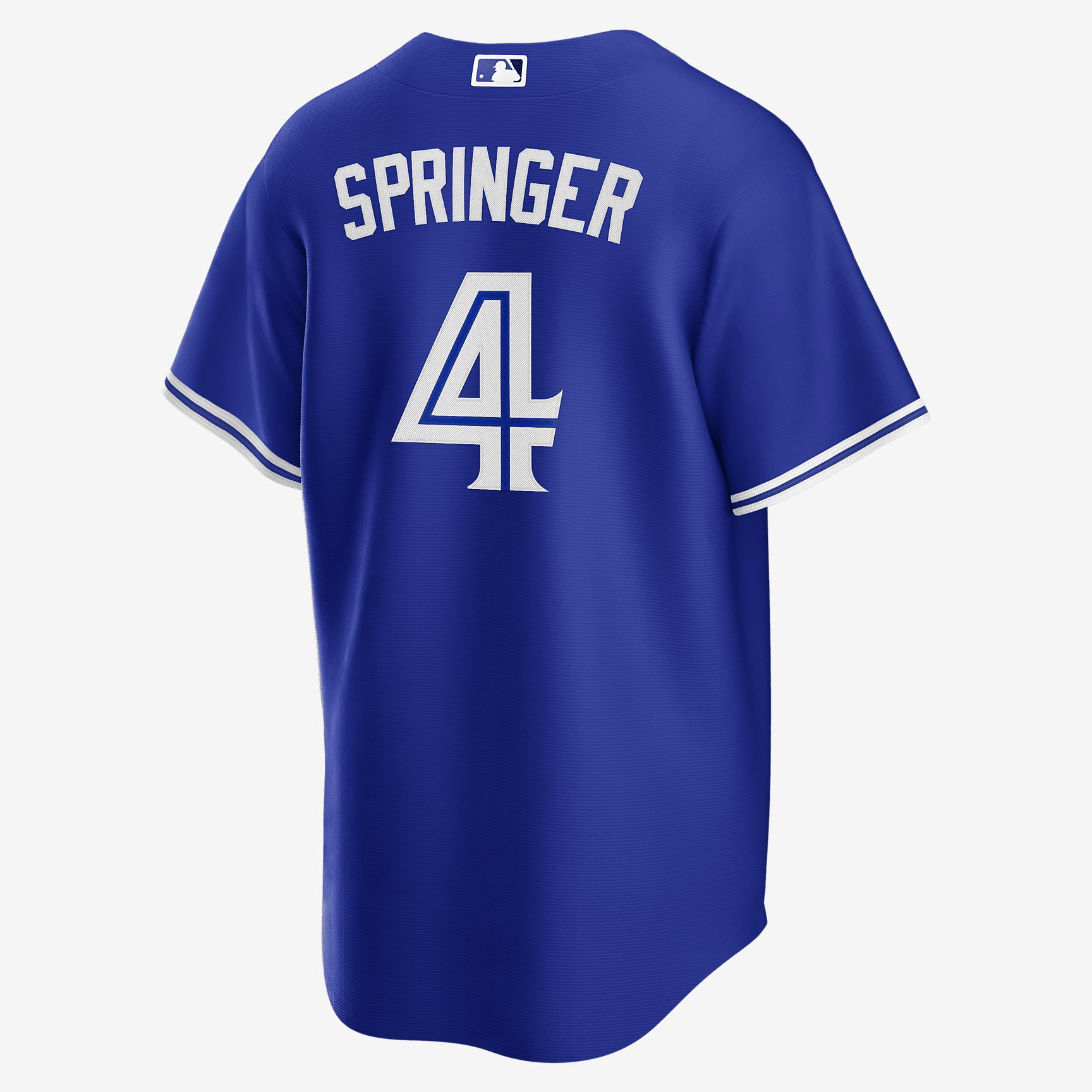 MLB Toronto Blue Jays (George Springer) Men's Replica Baseball Jersey - Royal