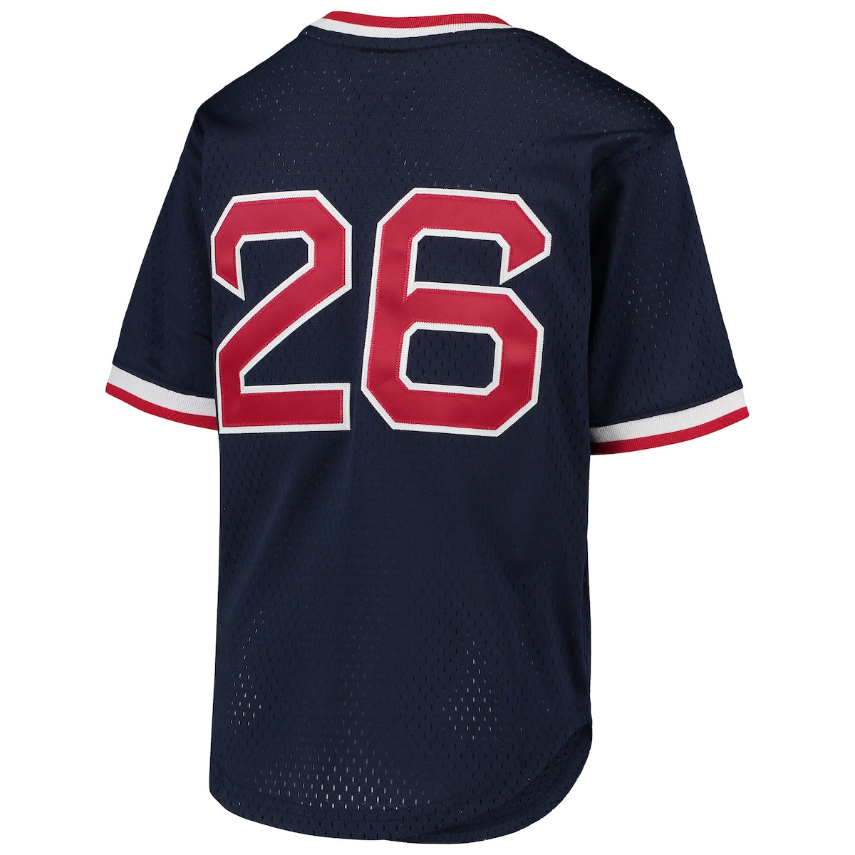 Boys' Grade School Wade Boggs Mitchell & Ness Red Sox Cooperstown Mesh Batting Practice Jersey - Navy